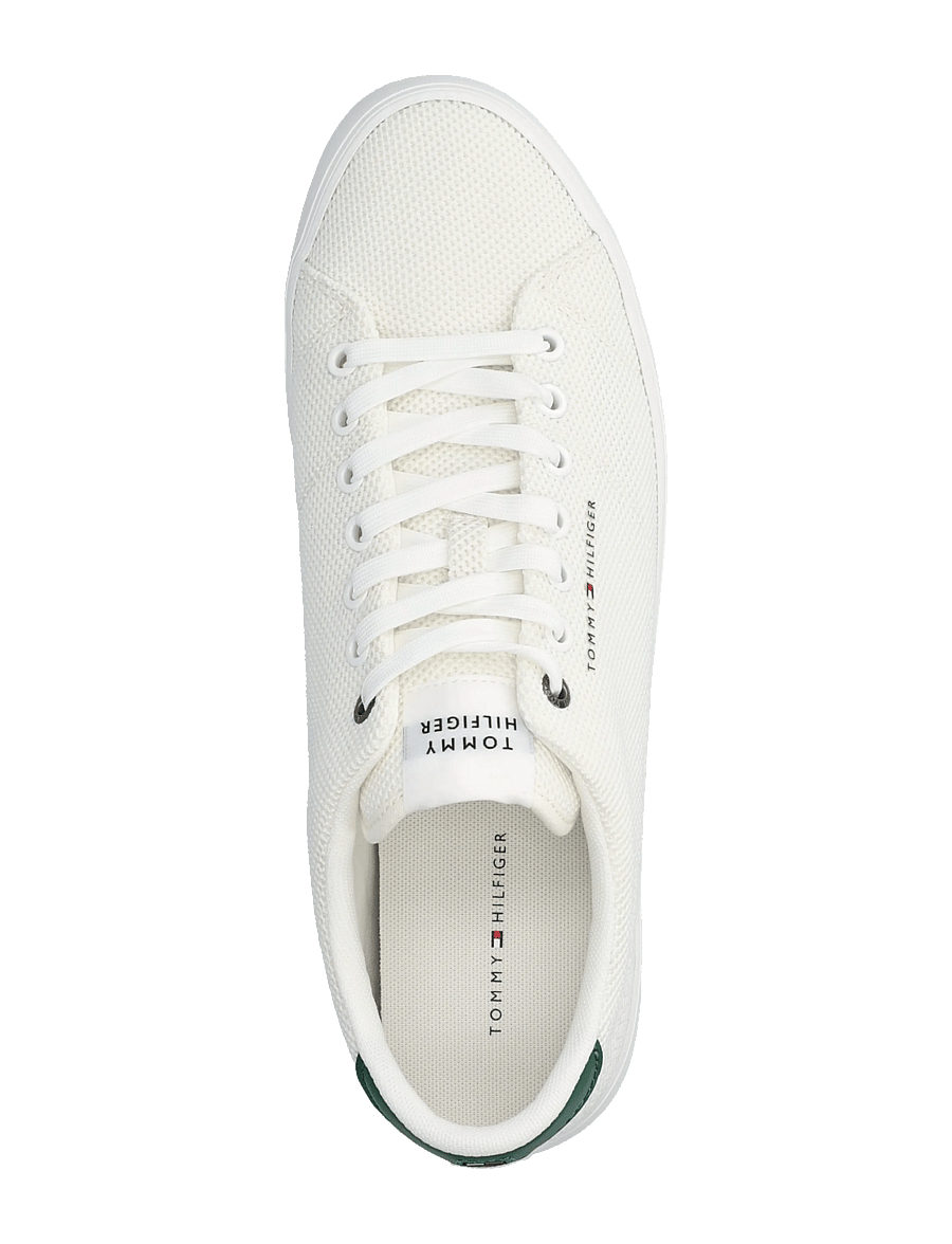 Tommy Hilfiger - TH HI VULC CORE LOW SUMMER MESH - lave sneakers - ecru street green - 3