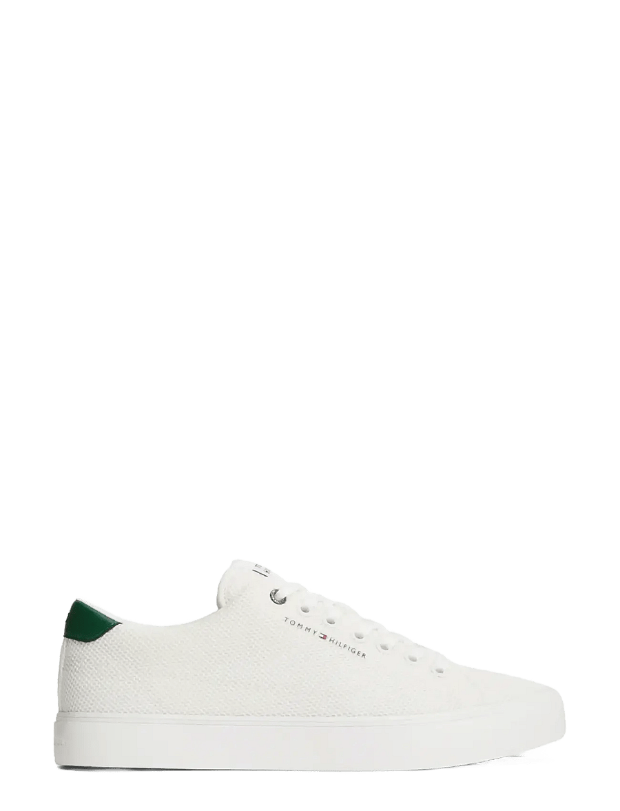 Tommy Hilfiger - TH HI VULC CORE LOW SUMMER MESH - lave sneakers - ecru street green - 5