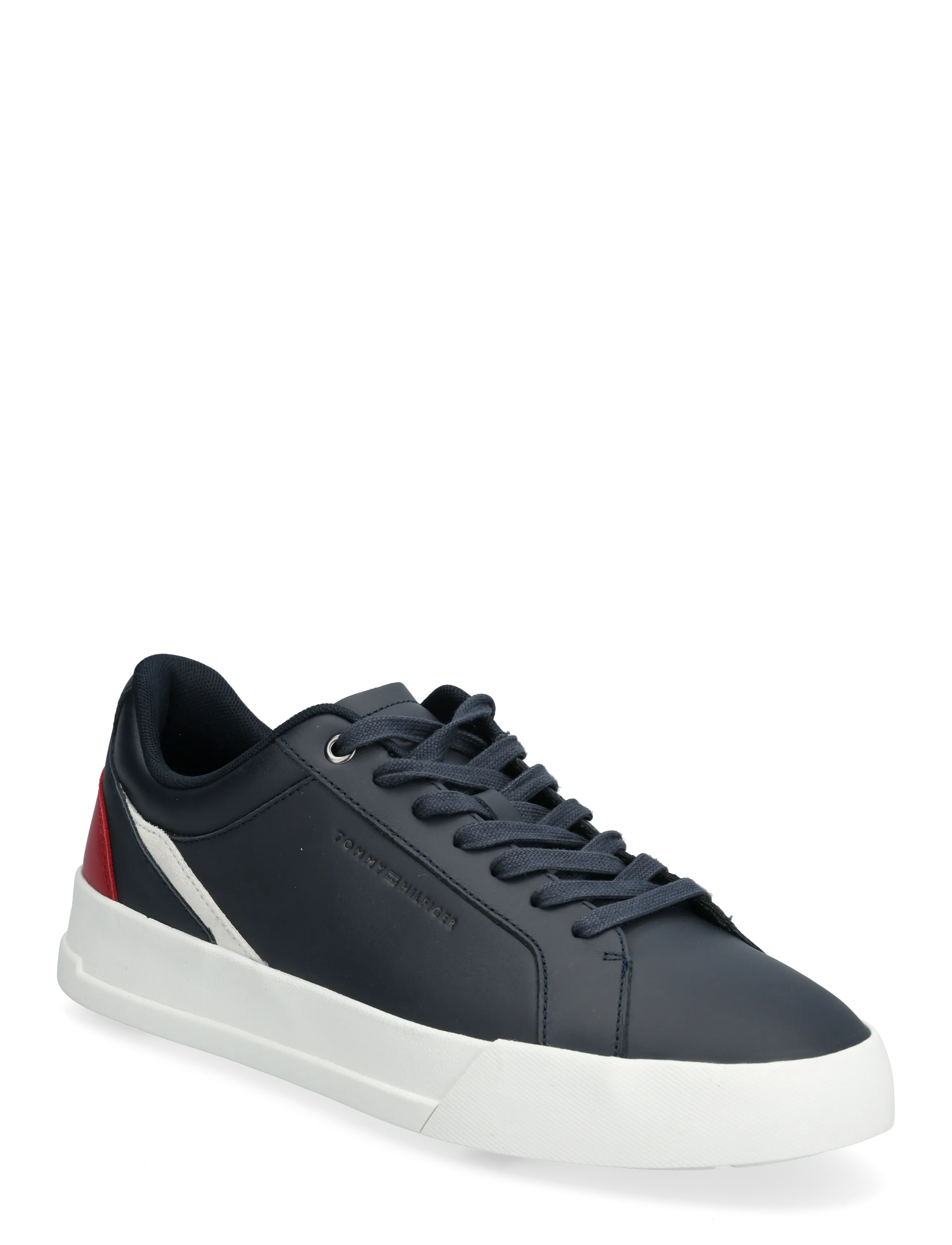 Tommy Hilfiger TH COURT PREMIUM LEATHER - Tommy Hilfiger - DESERT SKY / navy