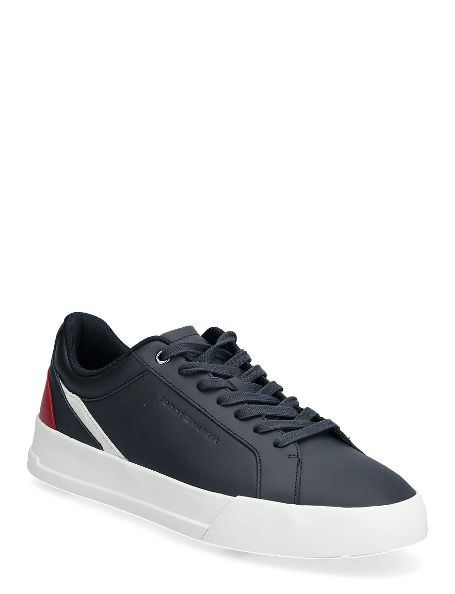 Tommy Hilfiger - TH COURT PREMIUM LEATHER - low tops - desert sky - 0