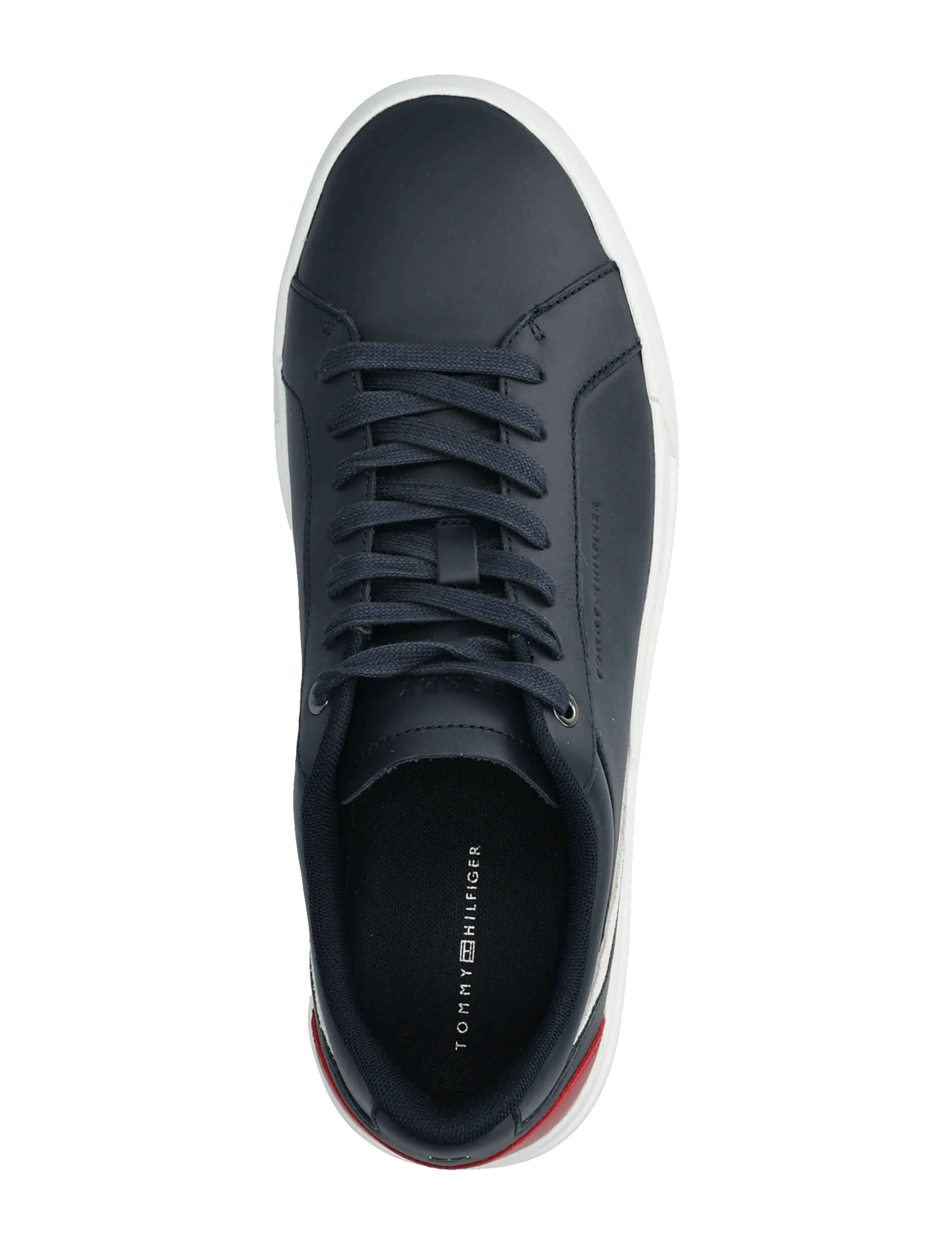 Tommy Hilfiger - TH COURT PREMIUM LEATHER - low tops - desert sky - 3