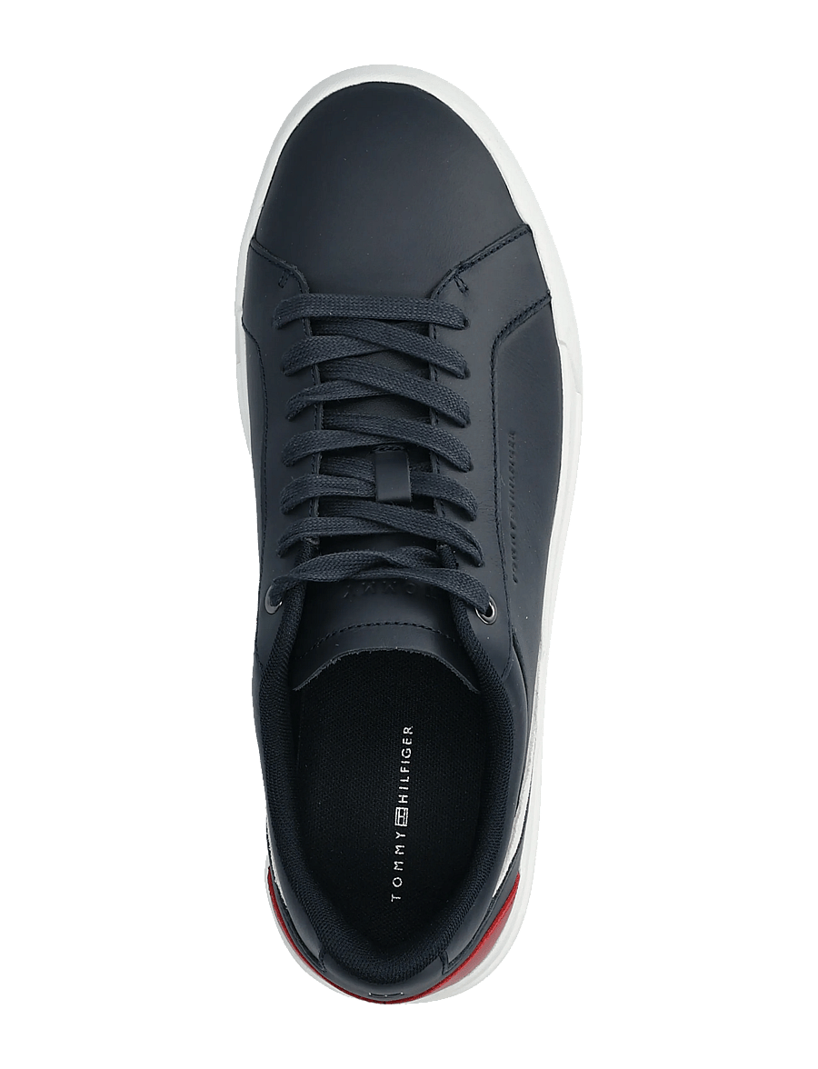 Tommy Hilfiger - TH COURT PREMIUM LEATHER - low tops - desert sky - 3
