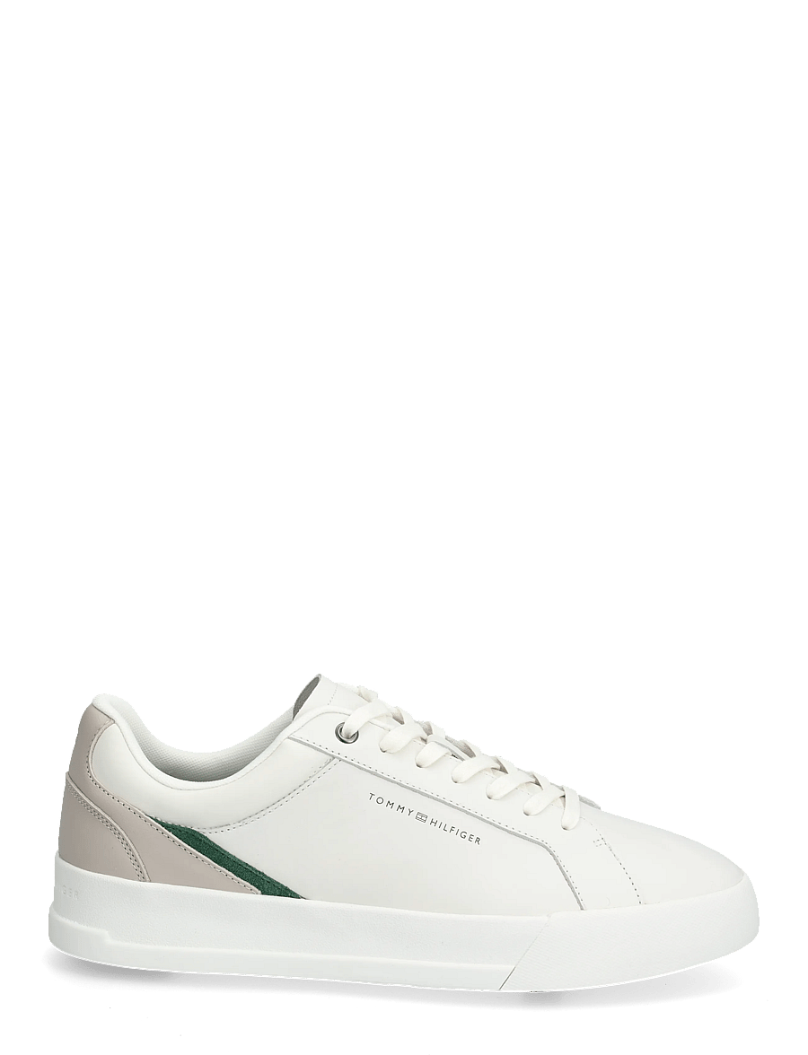 Tommy Hilfiger - TH COURT PREMIUM LEATHER - lave sneakers - ecru - 1