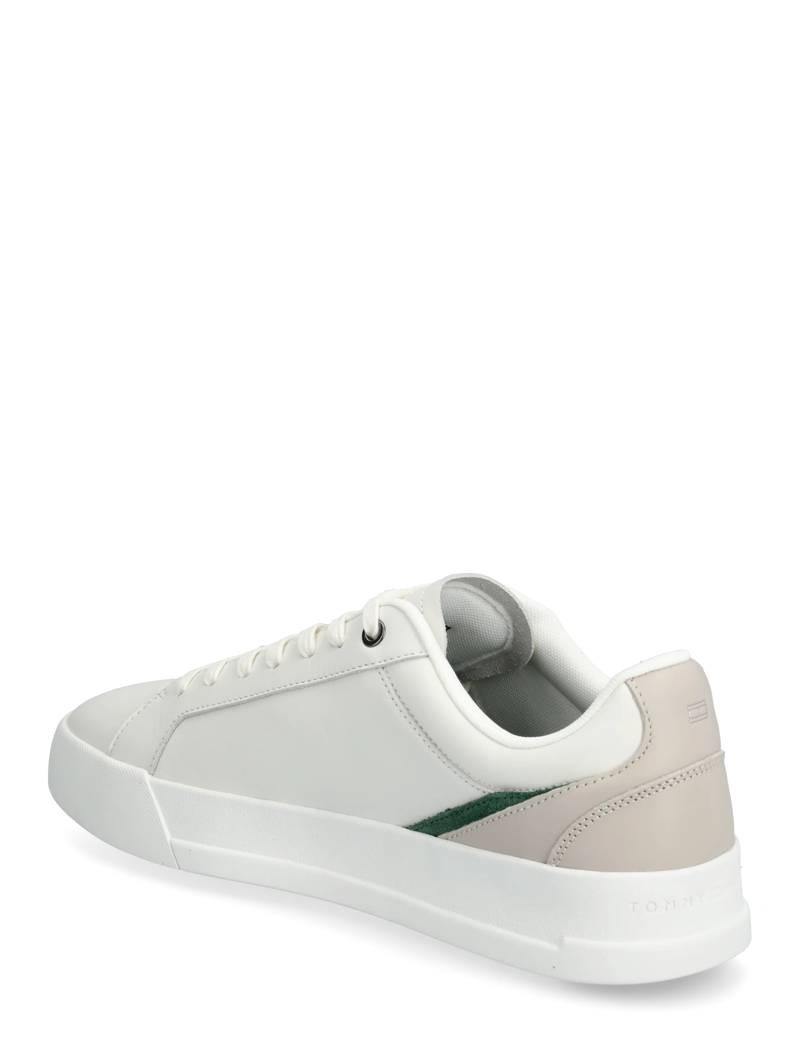 Tommy Hilfiger - TH COURT PREMIUM LEATHER - lave sneakers - ecru - 2