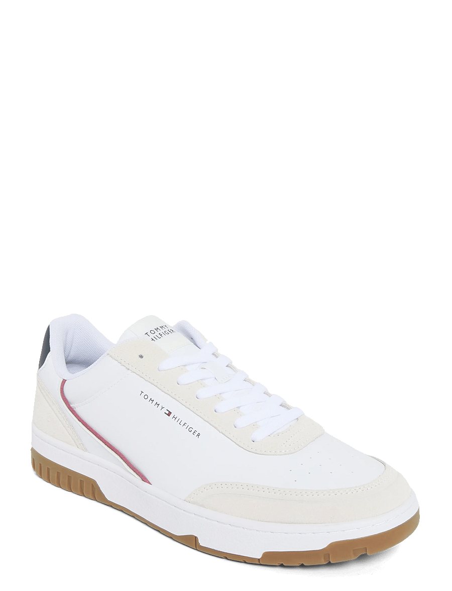 Tommy Hilfiger - TH BASKET CORE LEATHER SUEDE MIX - rwb - 0