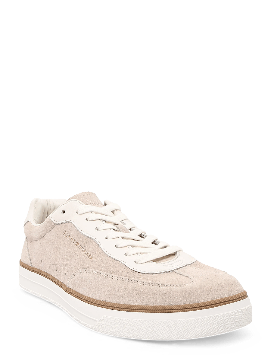 Tommy Hilfiger - TH LO LUX SUEDE LEATHER MIX - låga sneakers - classic stone - 0