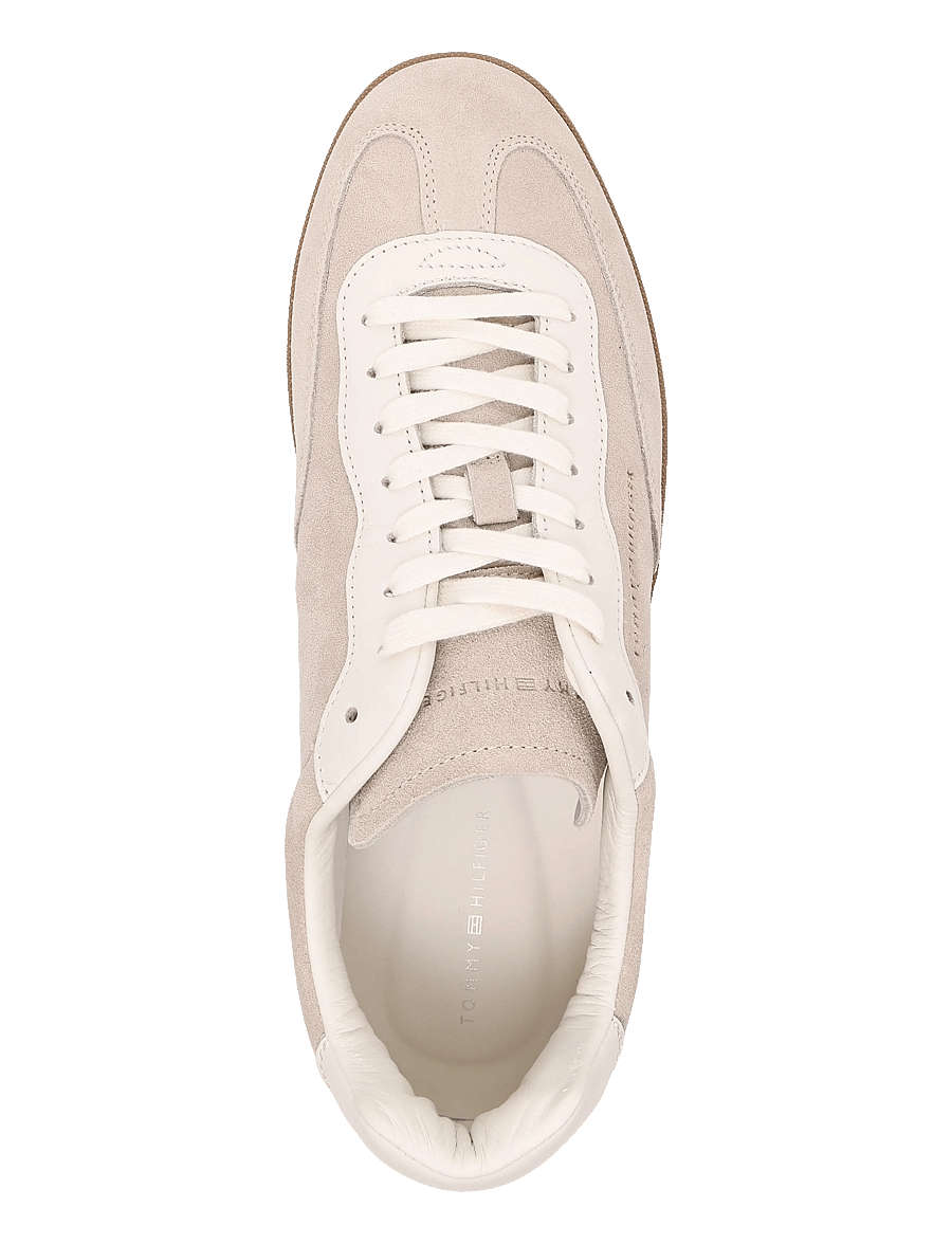 Tommy Hilfiger - TH LO LUX SUEDE LEATHER MIX - låga sneakers - classic stone - 3