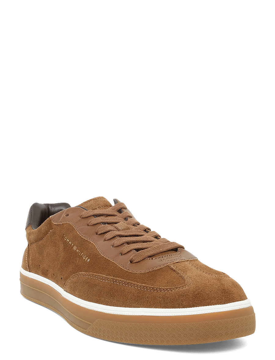 Tommy Hilfiger - TH LO LUX SUEDE LEATHER MIX - låga sneakers - coconut grove - 0