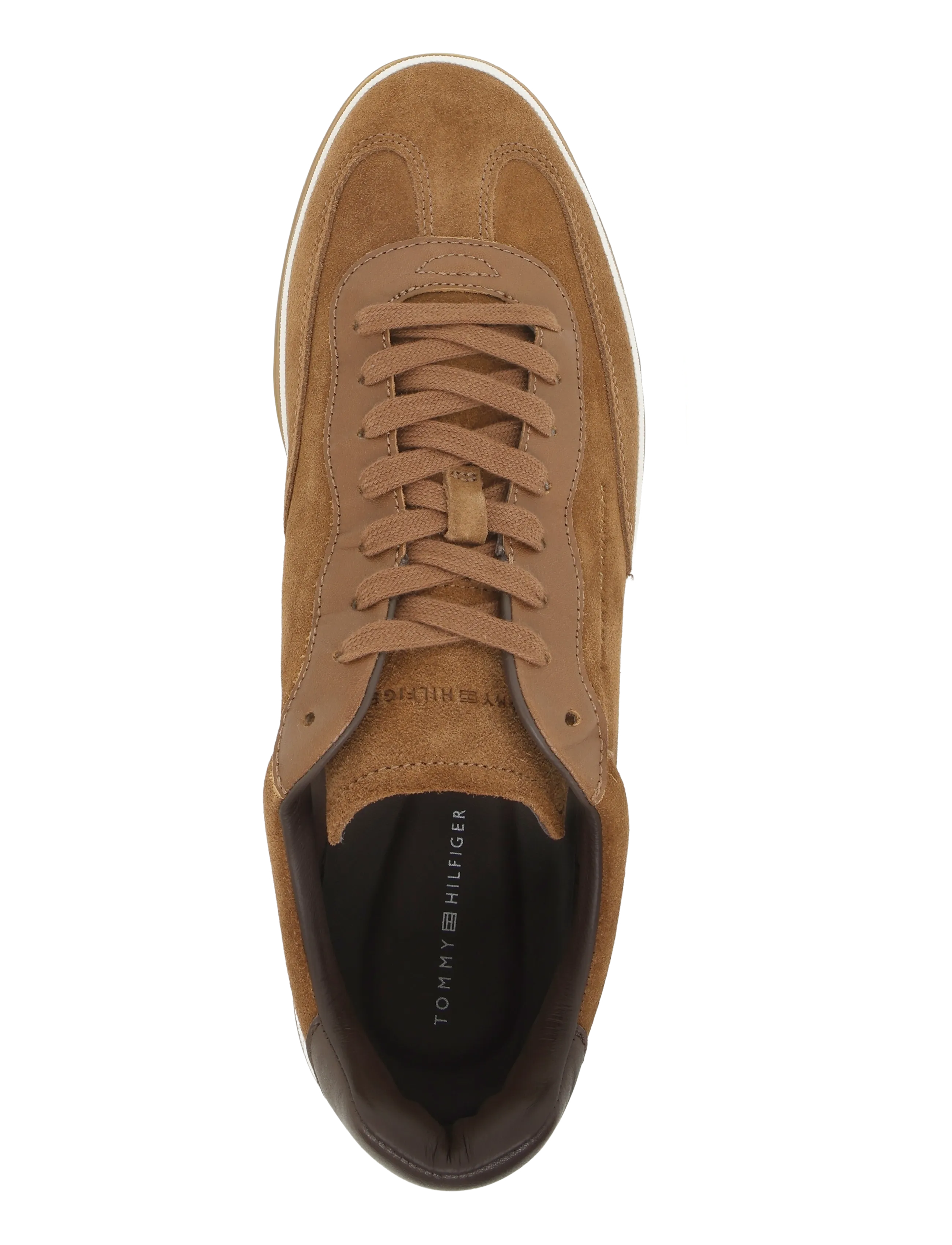 Tommy Hilfiger - TH LO LUX SUEDE LEATHER MIX - låga sneakers - coconut grove - 3