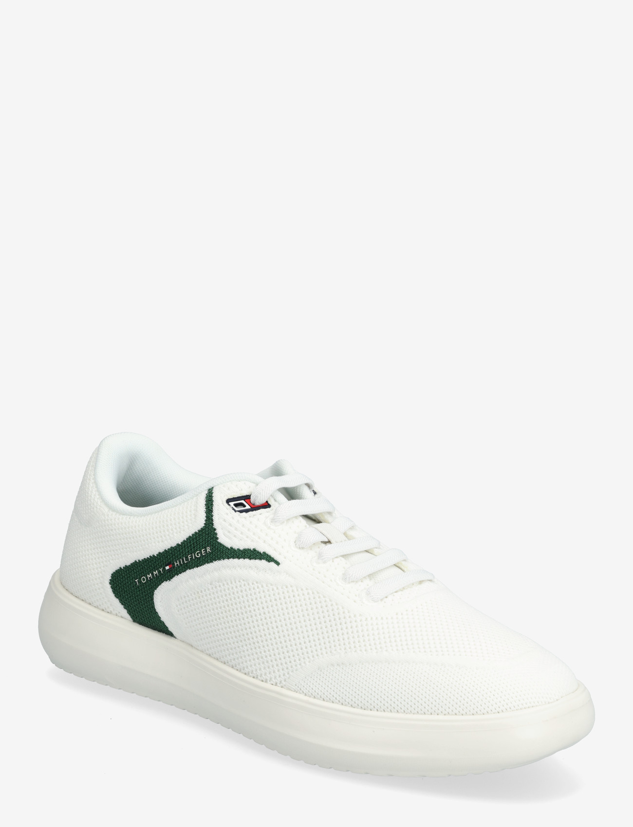 Tommy Hilfiger - TH MODERN LIGHTCUP KNIT - lave sneakers - ecru street green - 0