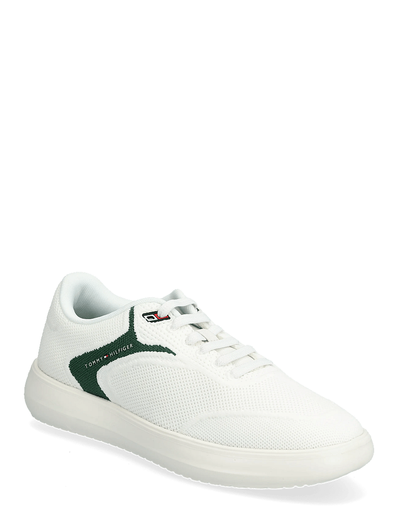 Tommy Hilfiger - TH MODERN LIGHTCUP KNIT - lave sneakers - ecru street green - 0