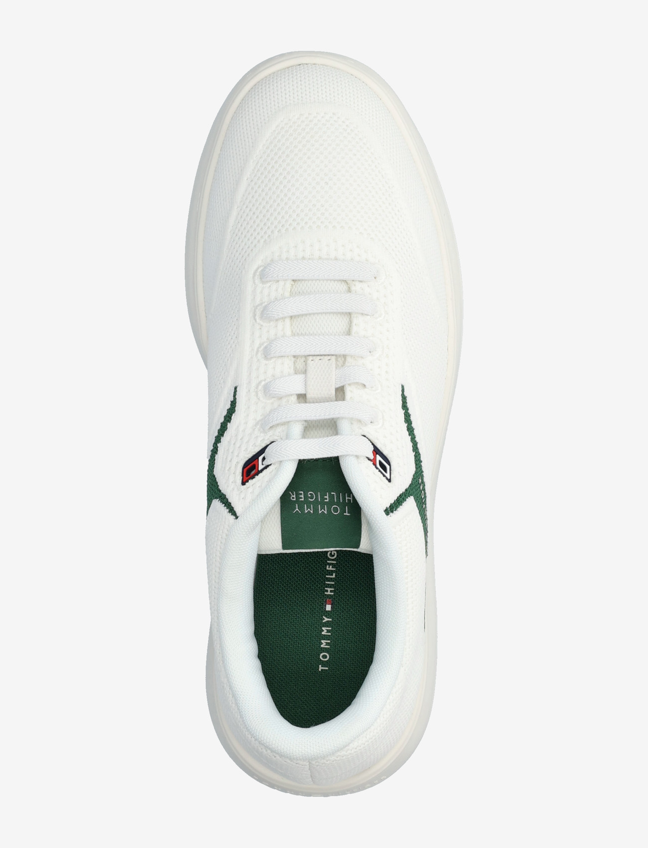 Tommy Hilfiger - TH MODERN LIGHTCUP KNIT - lave sneakers - ecru street green - 3
