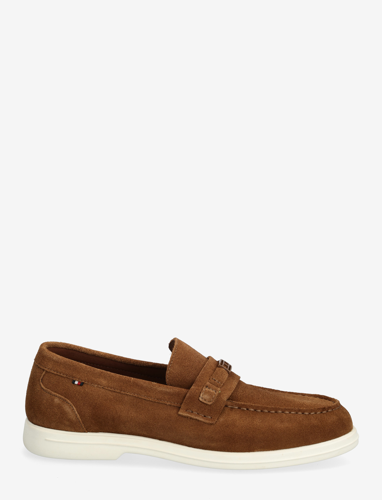 Tommy Hilfiger - LIGHT SUEDE FLAG HARDWARE LOAFER - shop efter anledning - coconut grove - 1