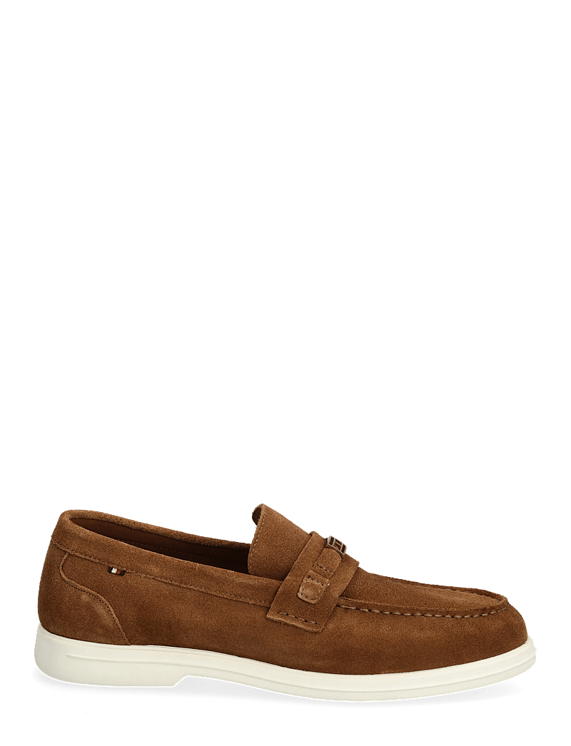 Tommy Hilfiger - LIGHT SUEDE FLAG HARDWARE LOAFER - shop efter anledning - coconut grove - 1