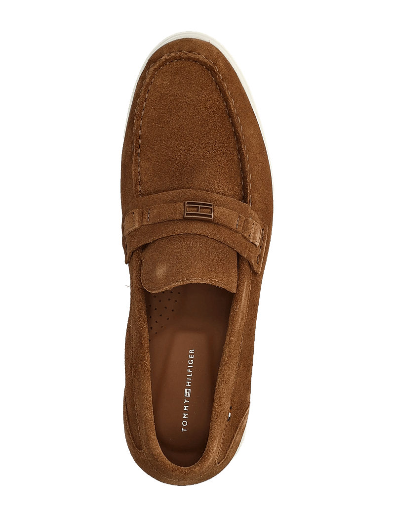 Tommy Hilfiger - LIGHT SUEDE FLAG HARDWARE LOAFER - shop efter anledning - coconut grove - 3