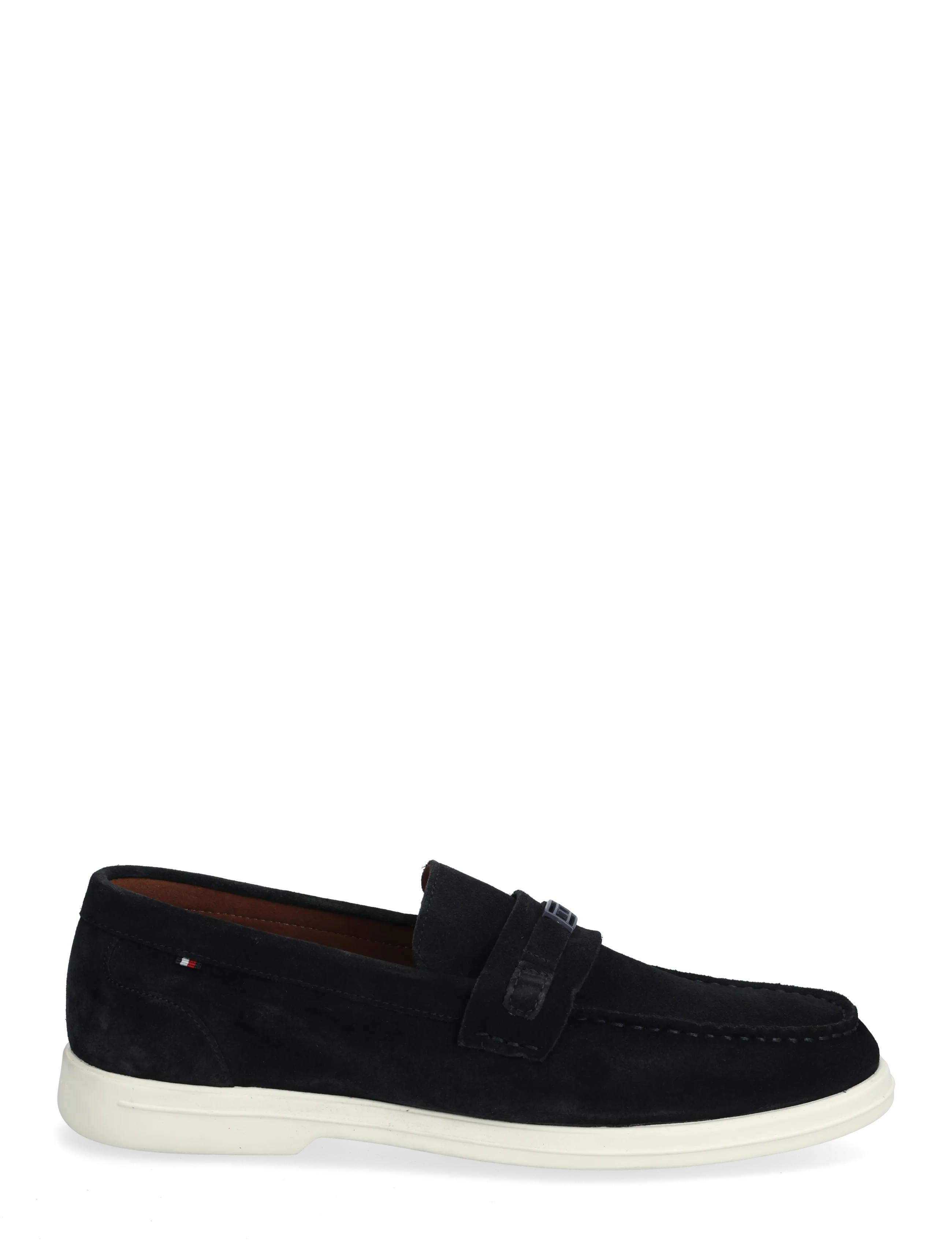 Tommy Hilfiger - LIGHT SUEDE FLAG HARDWARE LOAFER - osta olukorra järgi - desert sky - 1