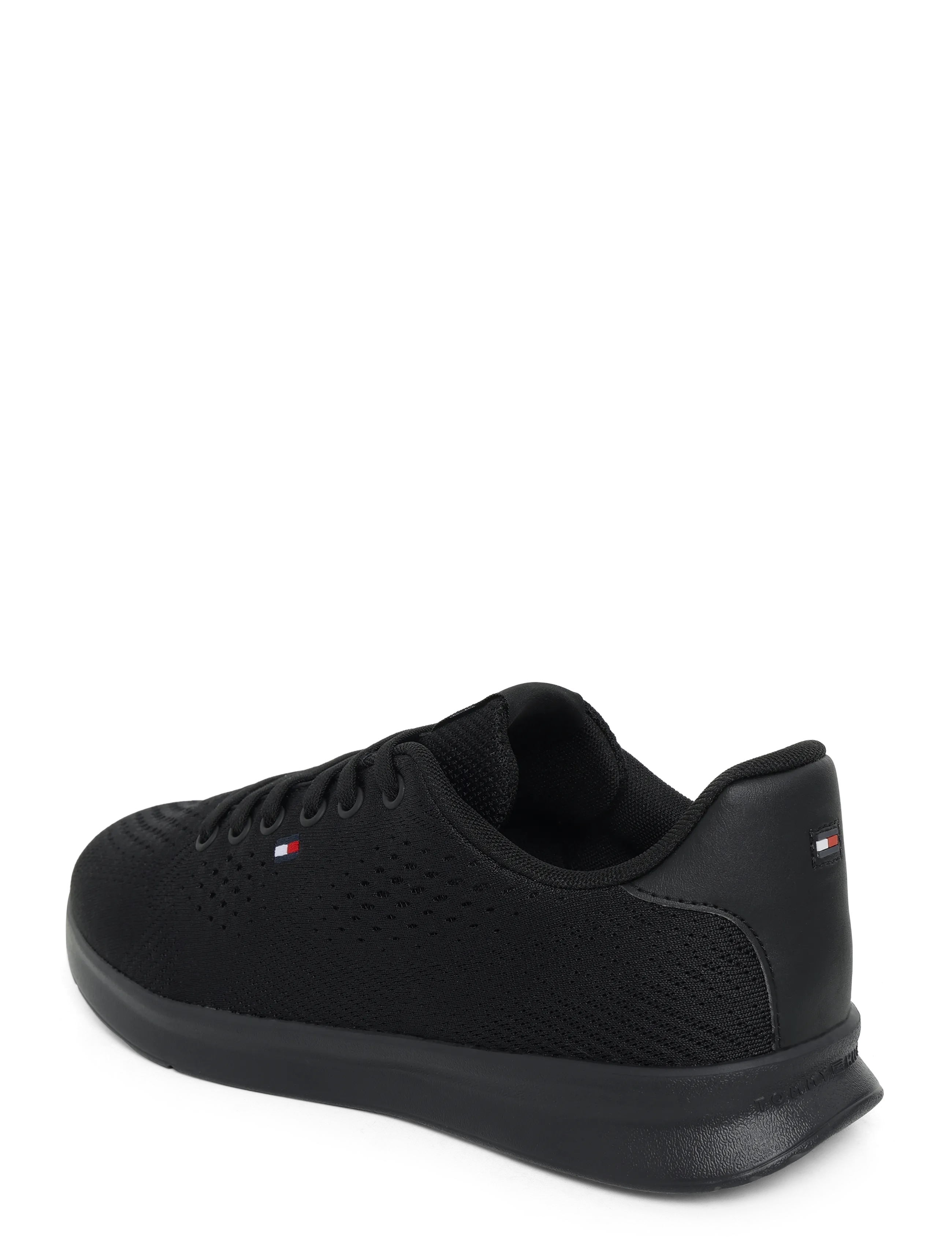 Tommy Hilfiger - LIGHTWEIGHT RUNNER KNIT - lave sneakers - black - 1