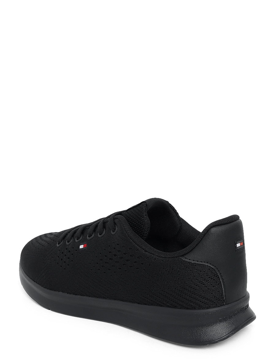 Tommy Hilfiger - LIGHTWEIGHT RUNNER KNIT - lave sneakers - black - 1