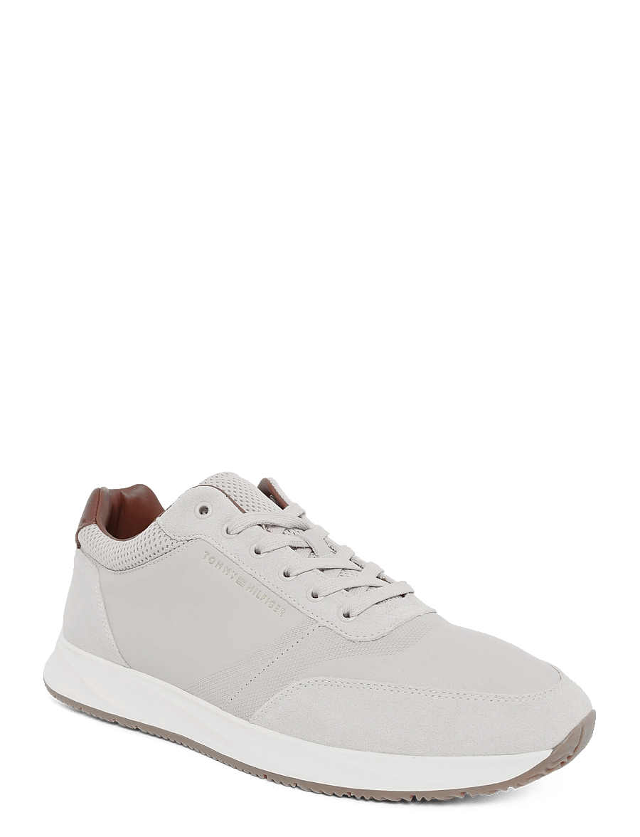 Tommy Hilfiger - TH DRESSY RUNNER SUEDE MIX - lave sneakers - classic stone - 0