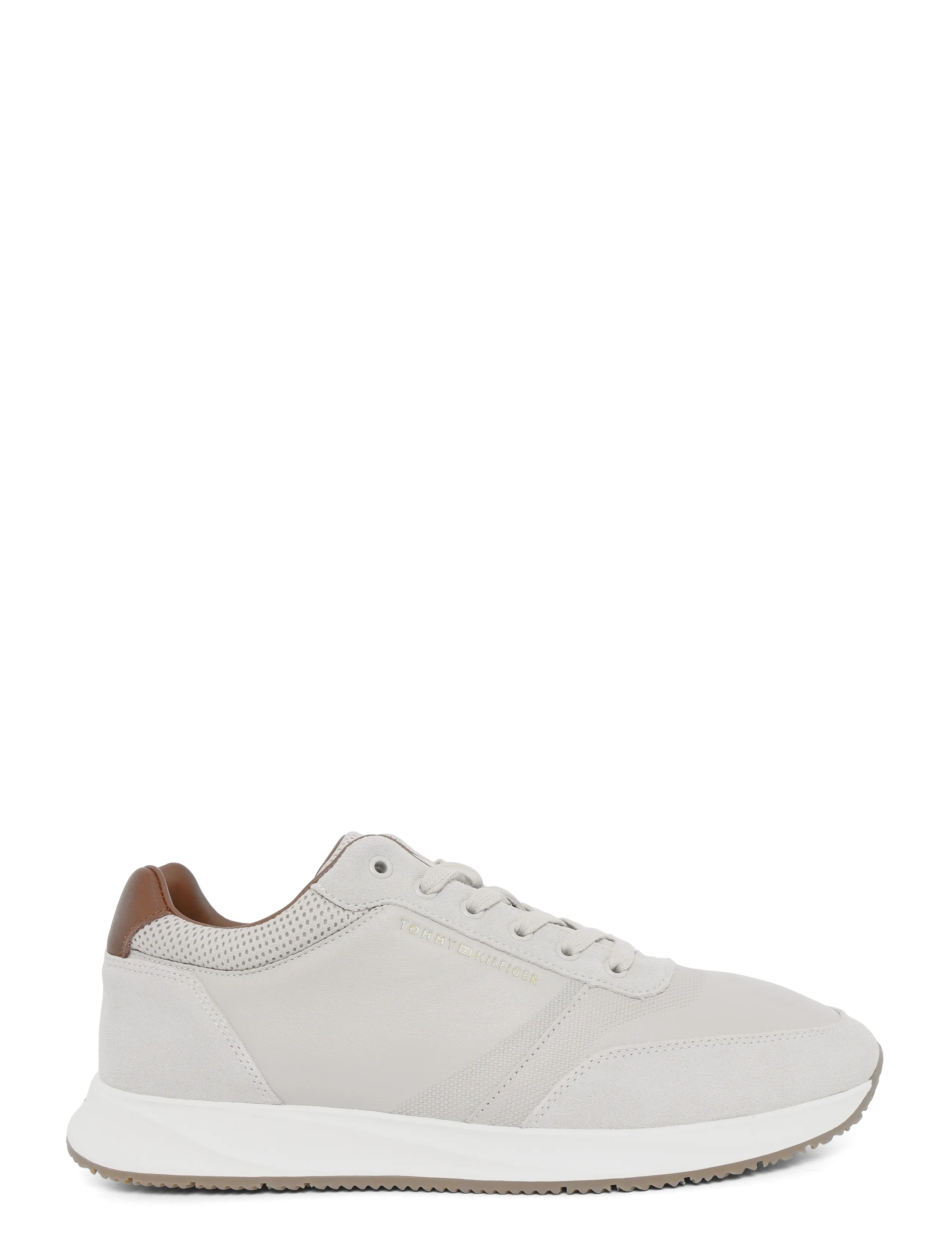 Tommy Hilfiger - TH DRESSY RUNNER SUEDE MIX - lave sneakers - classic stone - 2