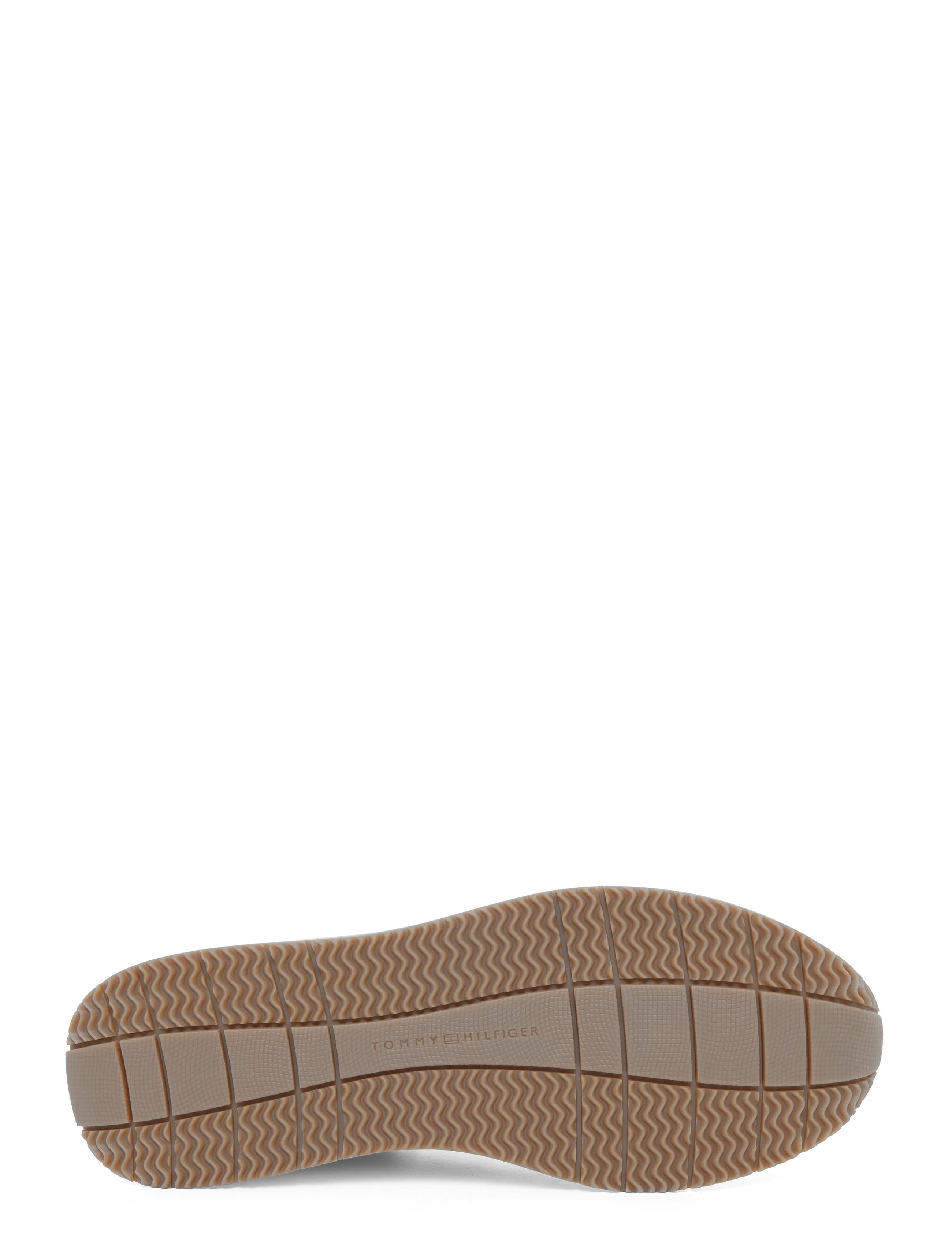 Tommy Hilfiger - TH DRESSY RUNNER SUEDE MIX - lave sneakers - classic stone - 4