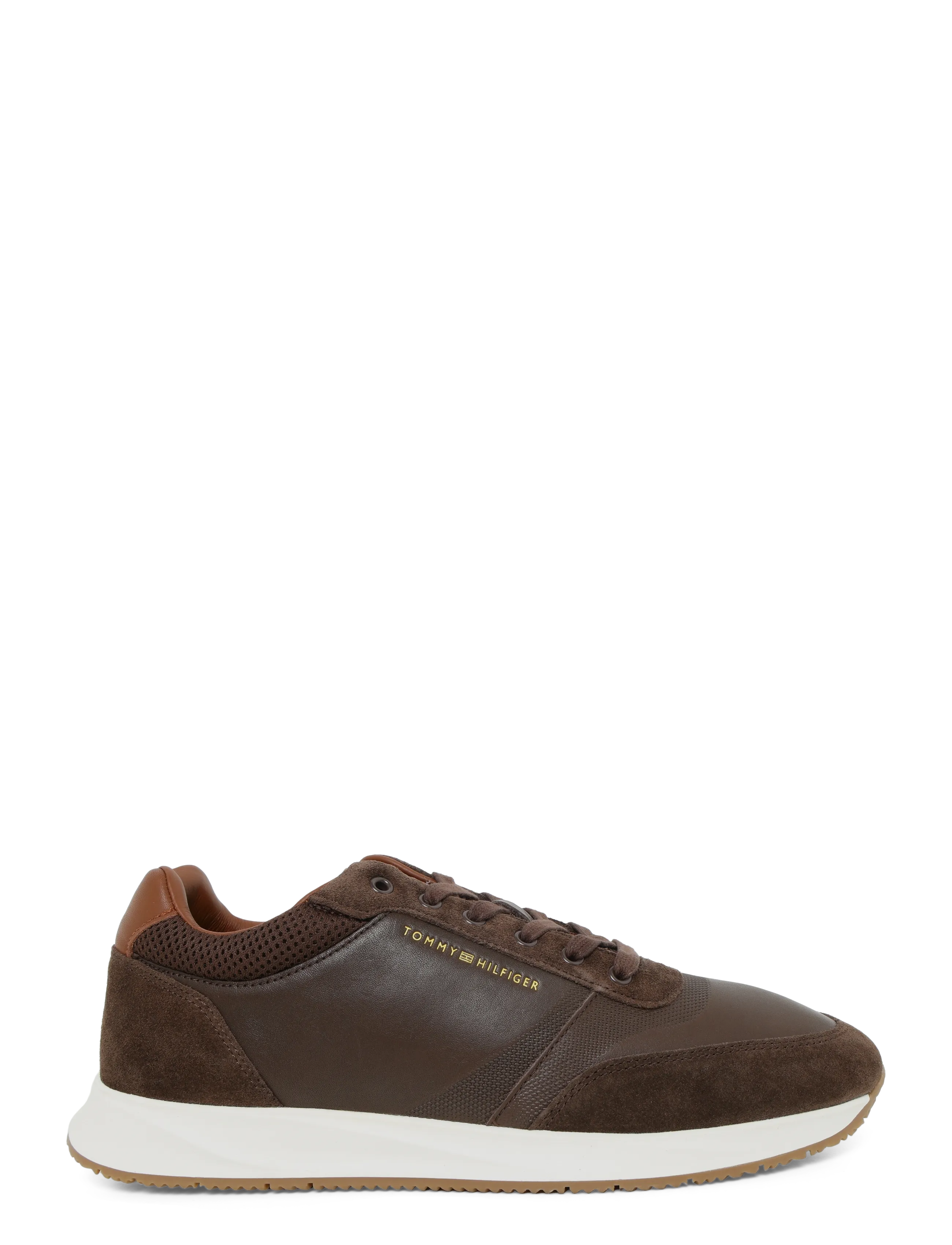 Tommy Hilfiger - TH DRESSY RUNNER SUEDE MIX - lave sneakers - cocoa - 2