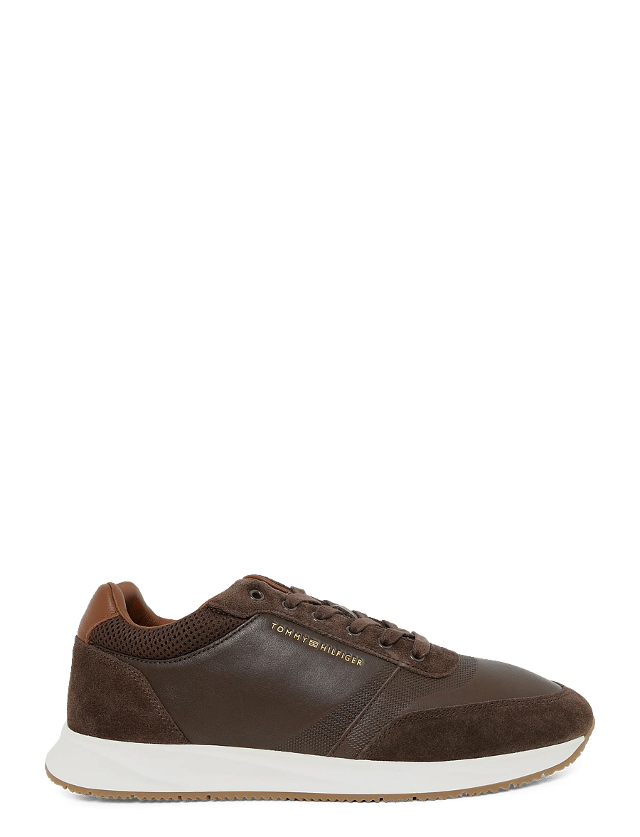 Tommy Hilfiger - TH DRESSY RUNNER SUEDE MIX - lave sneakers - cocoa - 2
