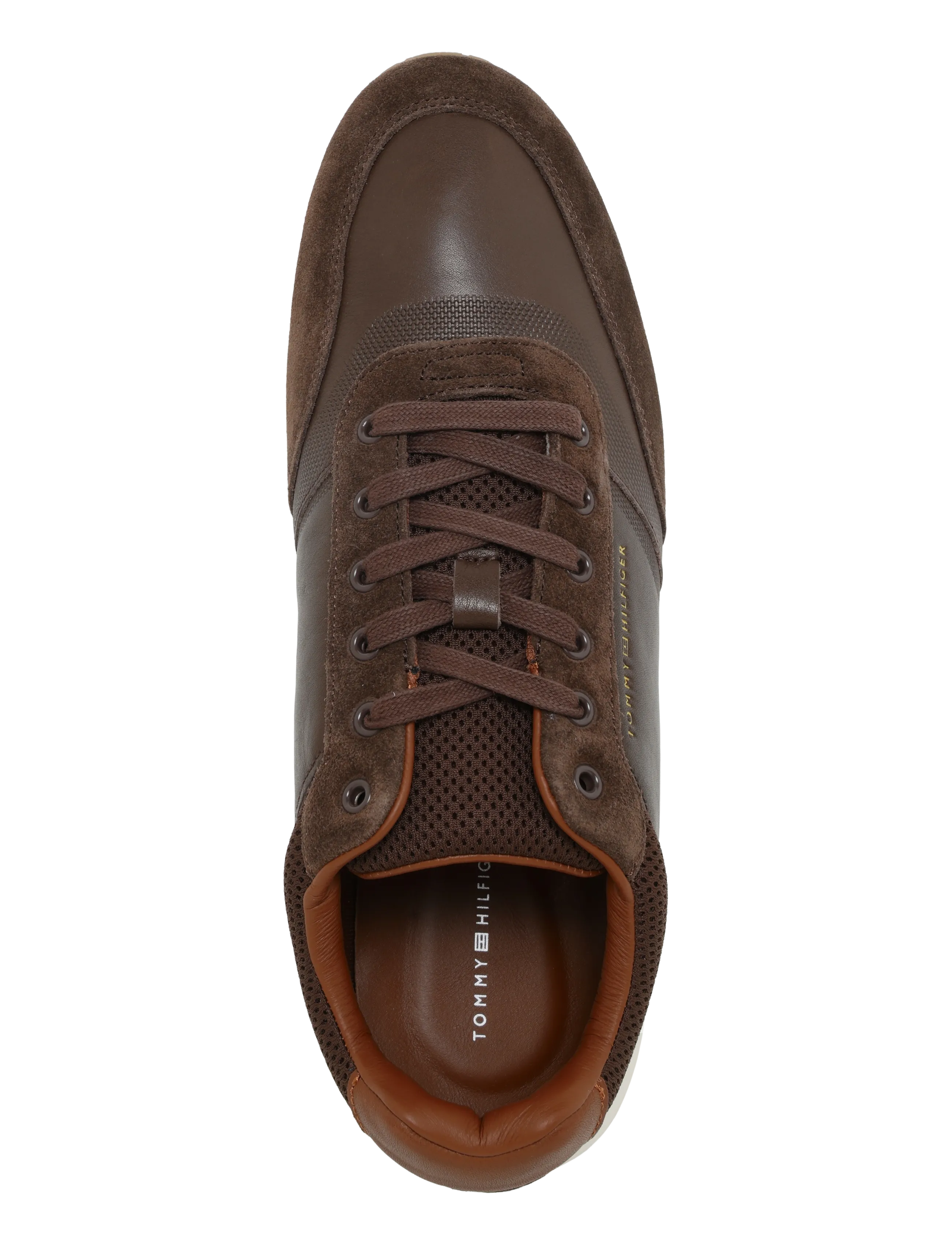 Tommy Hilfiger - TH DRESSY RUNNER SUEDE MIX - lave sneakers - cocoa - 3