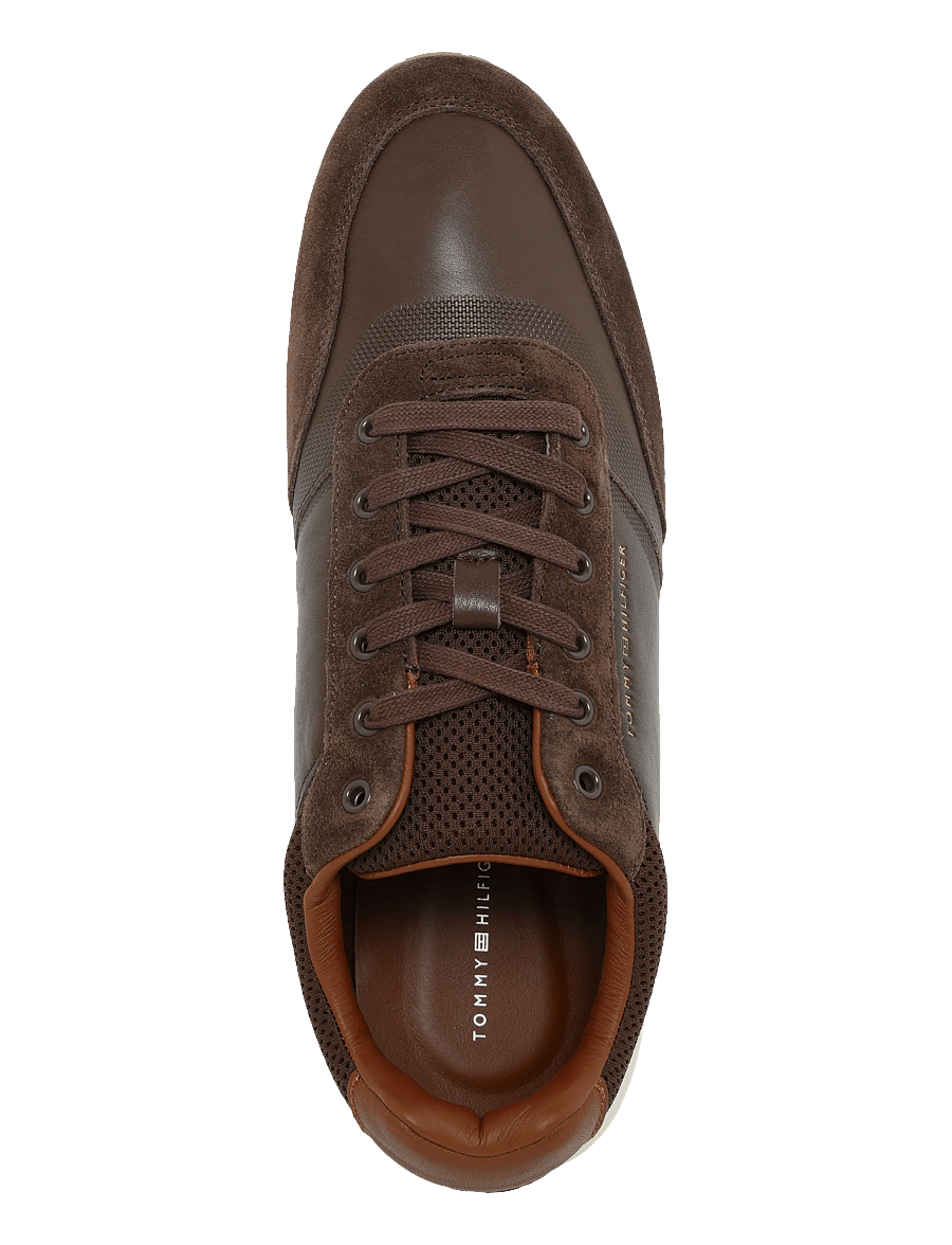 Tommy Hilfiger - TH DRESSY RUNNER SUEDE MIX - lave sneakers - cocoa - 3