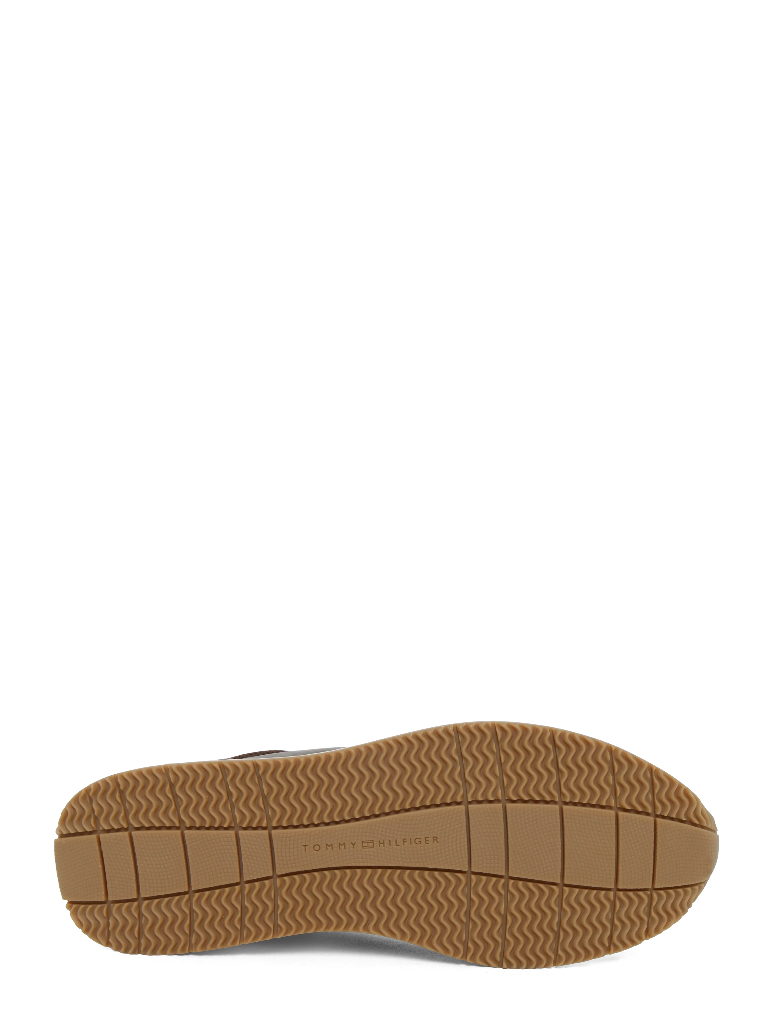 Tommy Hilfiger - TH DRESSY RUNNER SUEDE MIX - lave sneakers - cocoa - 4