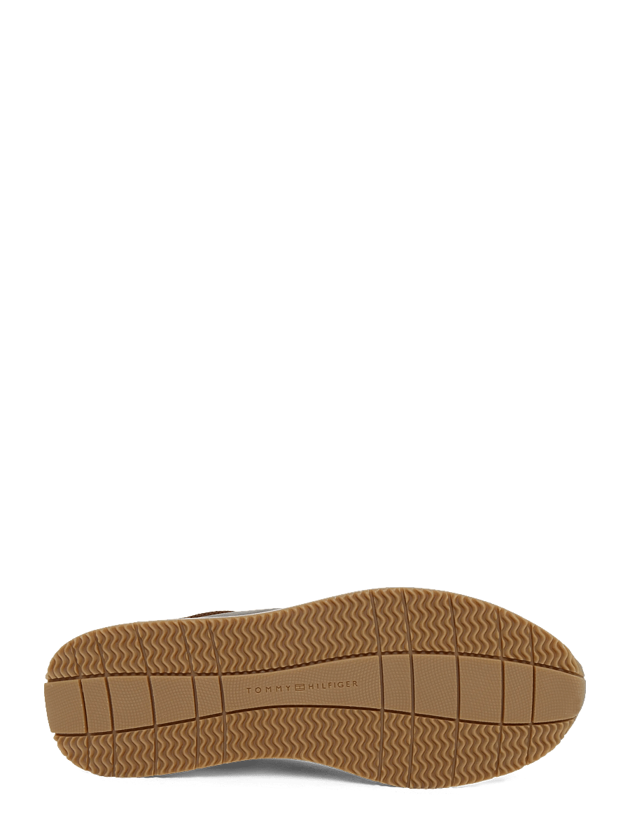 Tommy Hilfiger - TH DRESSY RUNNER SUEDE MIX - lave sneakers - cocoa - 4
