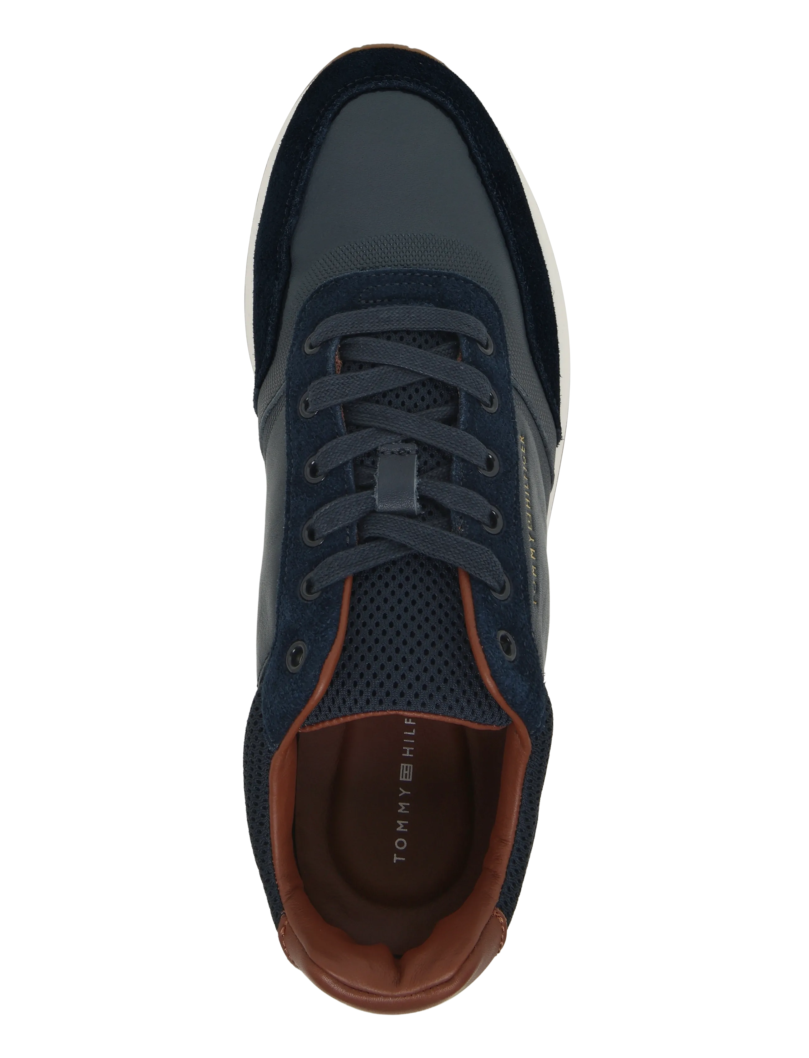 Tommy Hilfiger - TH DRESSY RUNNER SUEDE MIX - low tops - desert sky - 3