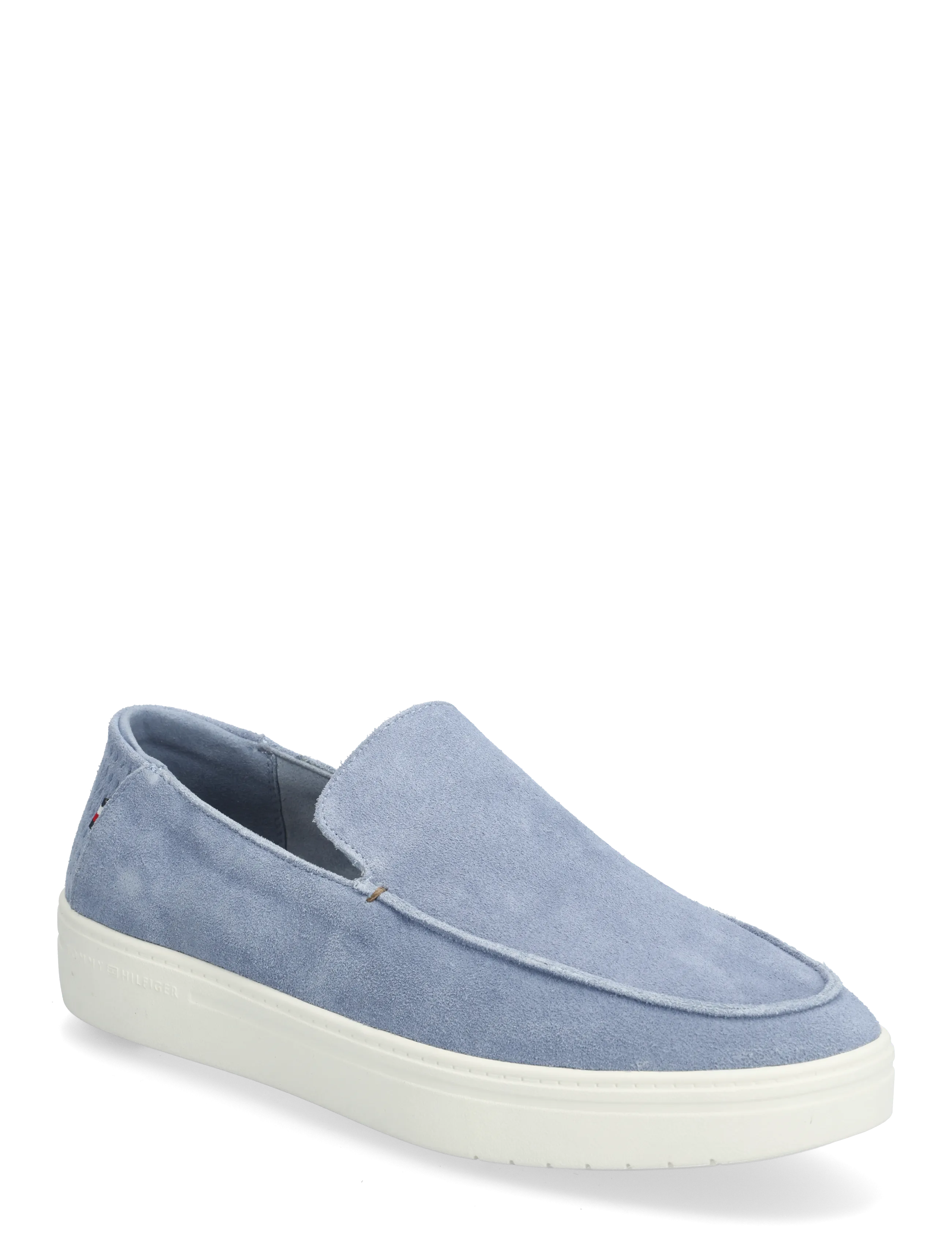 Tommy Hilfiger Modern Light Suede Loafer, 45, Blue, Sko > Hyttesko, Herre