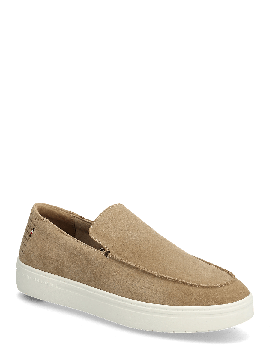Tommy Hilfiger - MODERN LIGHT SUEDE LOAFER - shop efter anledning - safari canvas - 0