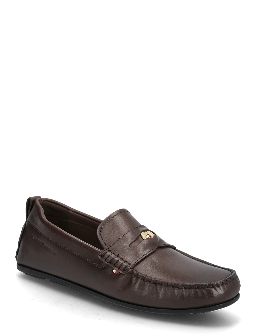 Tommy Hilfiger - HILFIGER COIN LTH DRIVER - osta olukorra järgi - legacy brown - 0