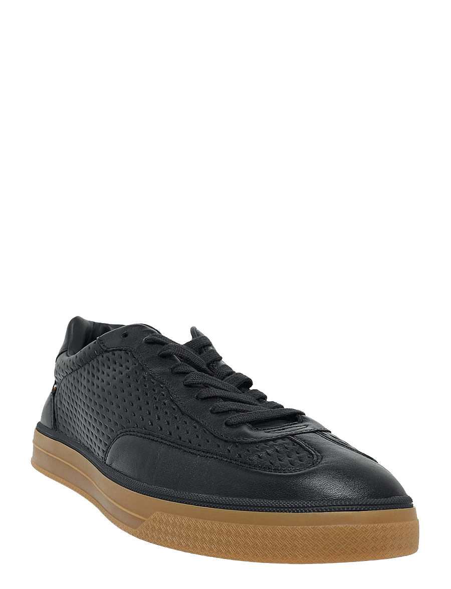 Tommy Hilfiger - TH LO LUX CUT OUT LEATHER - low tops - black - 0
