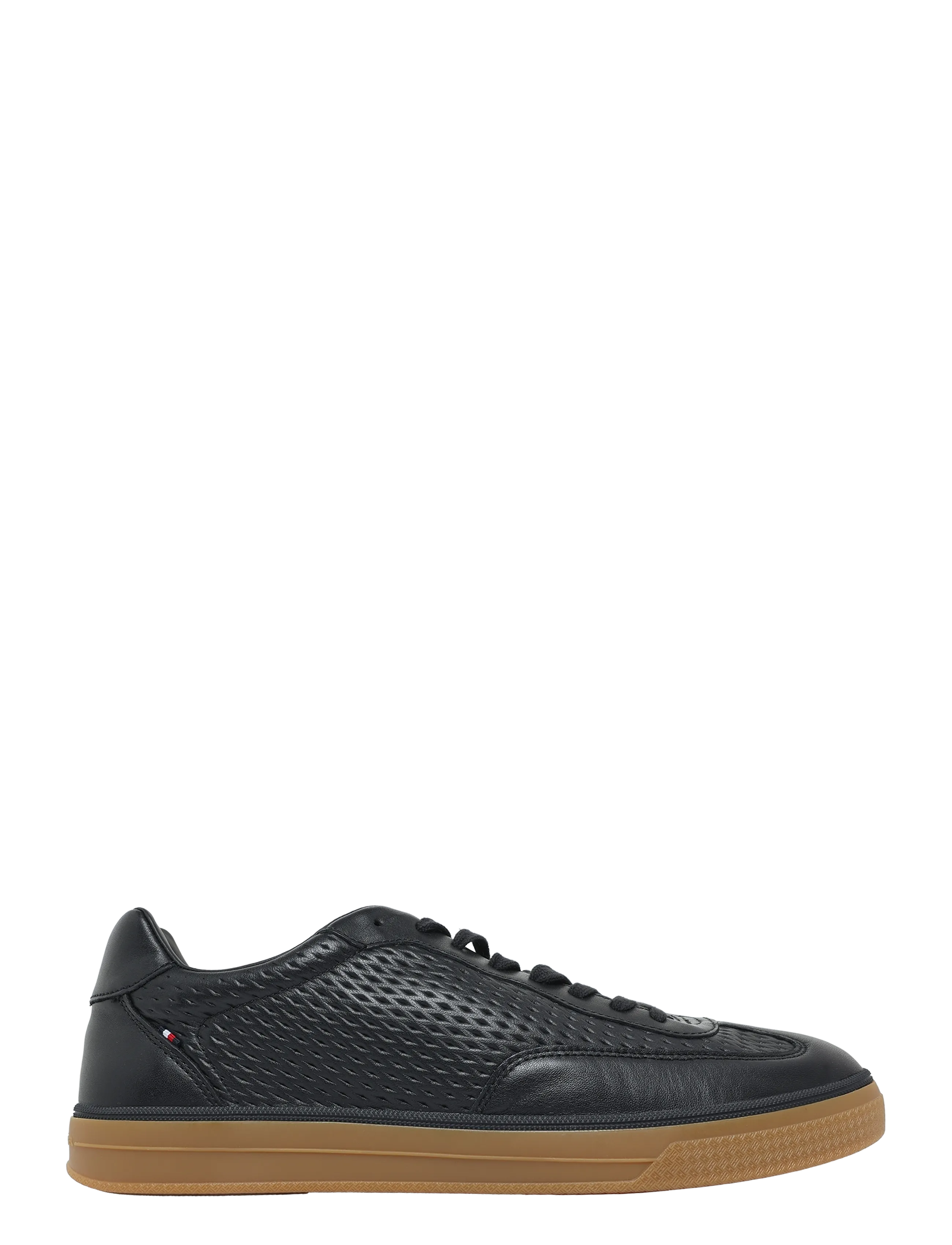 Tommy Hilfiger - TH LO LUX CUT OUT LEATHER - low tops - black - 2