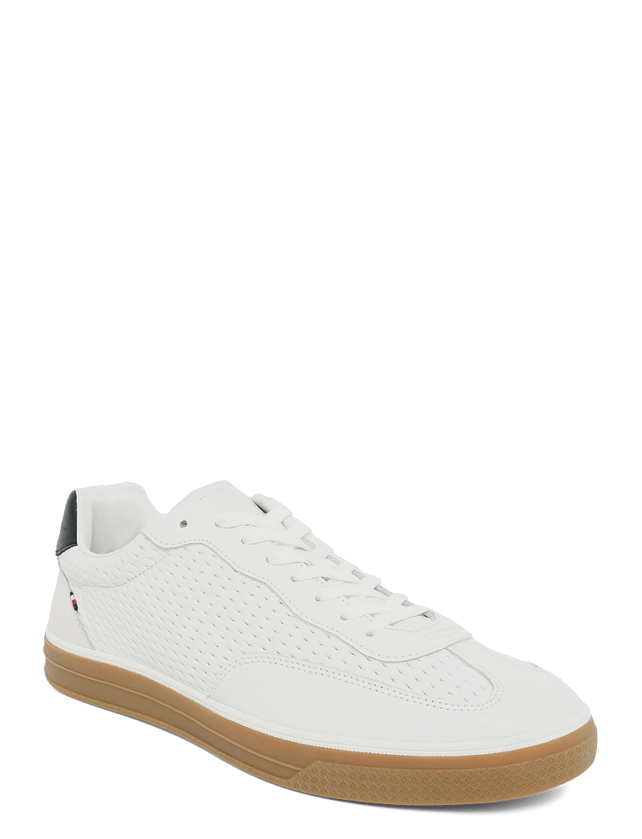 Tommy Hilfiger - TH LO LUX CUT OUT LEATHER - lave sneakers - ecru - 0