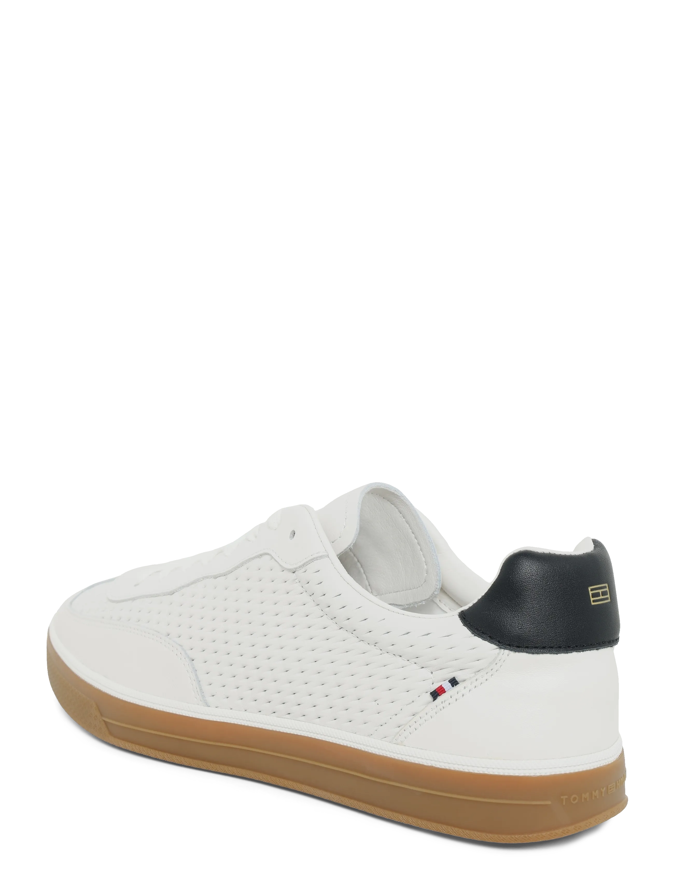 Tommy Hilfiger - TH LO LUX CUT OUT LEATHER - lave sneakers - ecru - 1
