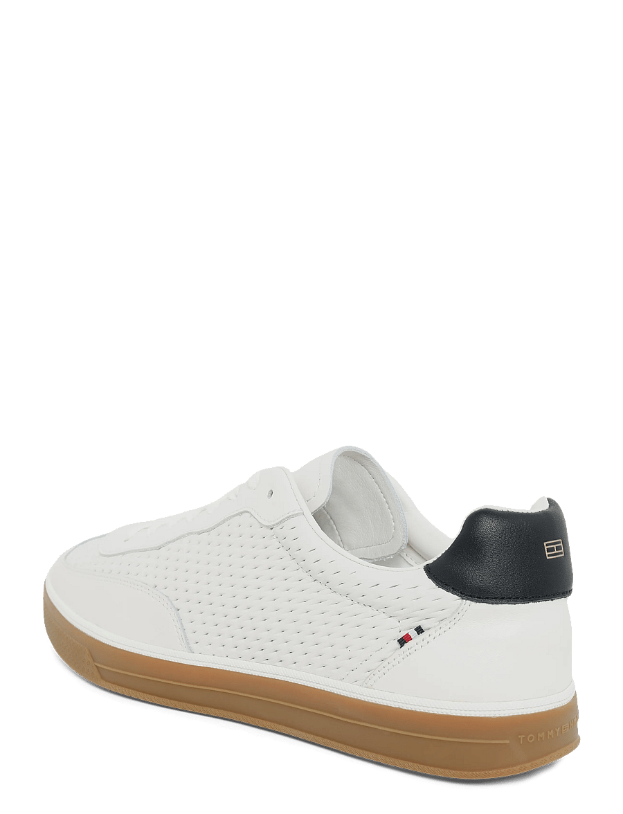 Tommy Hilfiger - TH LO LUX CUT OUT LEATHER - lave sneakers - ecru - 1