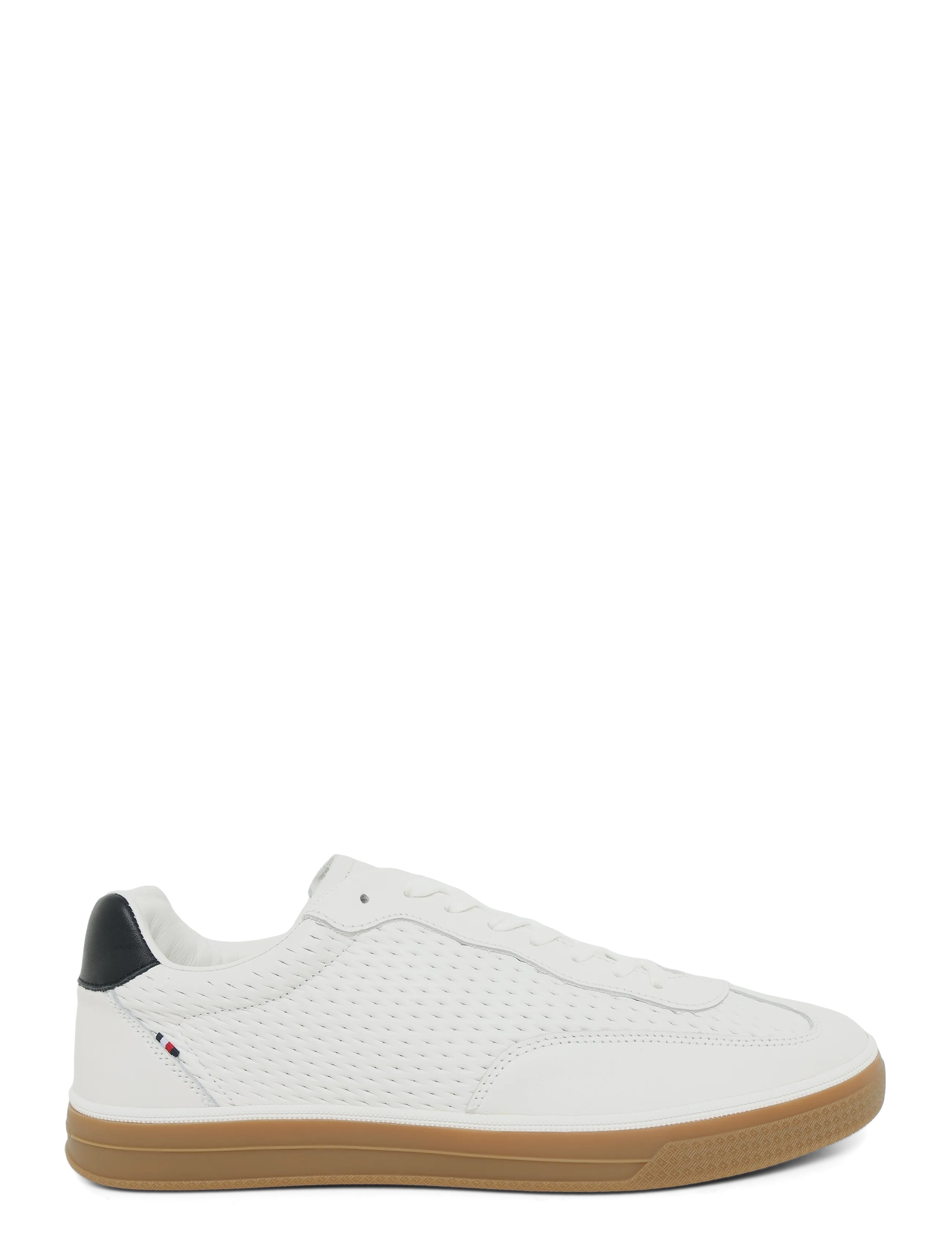 Tommy Hilfiger - TH LO LUX CUT OUT LEATHER - lave sneakers - ecru - 2