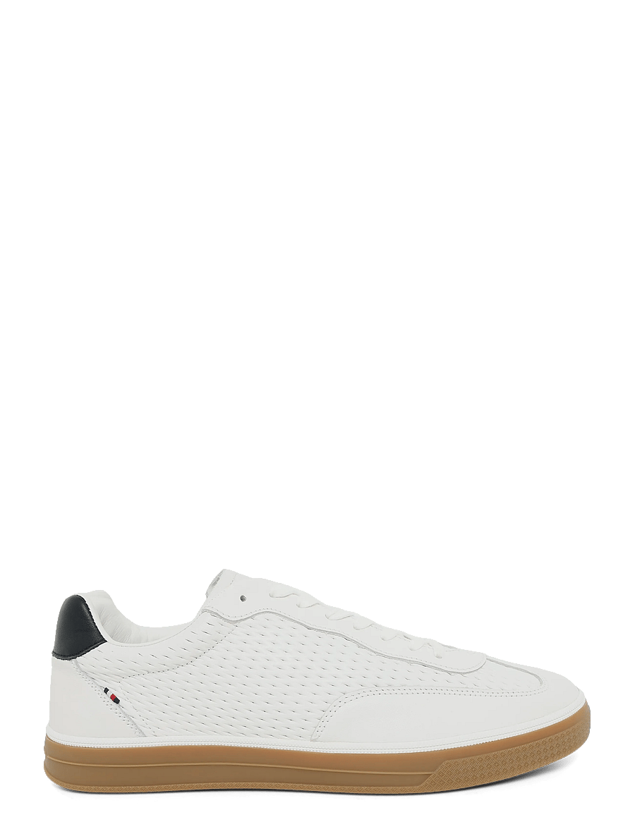 Tommy Hilfiger - TH LO LUX CUT OUT LEATHER - lave sneakers - ecru - 2