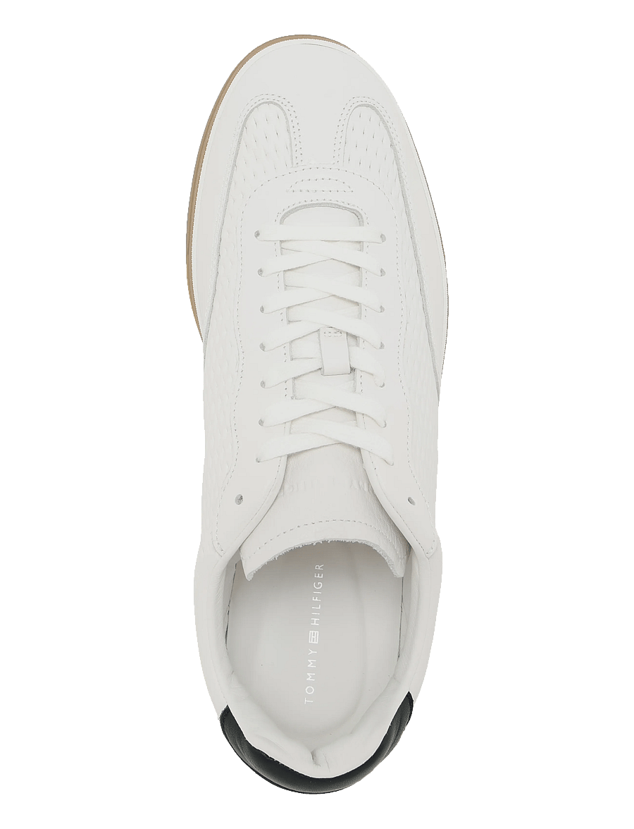 Tommy Hilfiger - TH LO LUX CUT OUT LEATHER - lave sneakers - ecru - 3