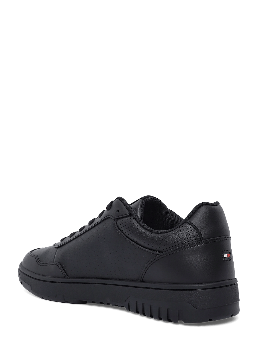 Tommy Hilfiger - TH BASKET CORE LEATHER - låga sneakers - black - 1
