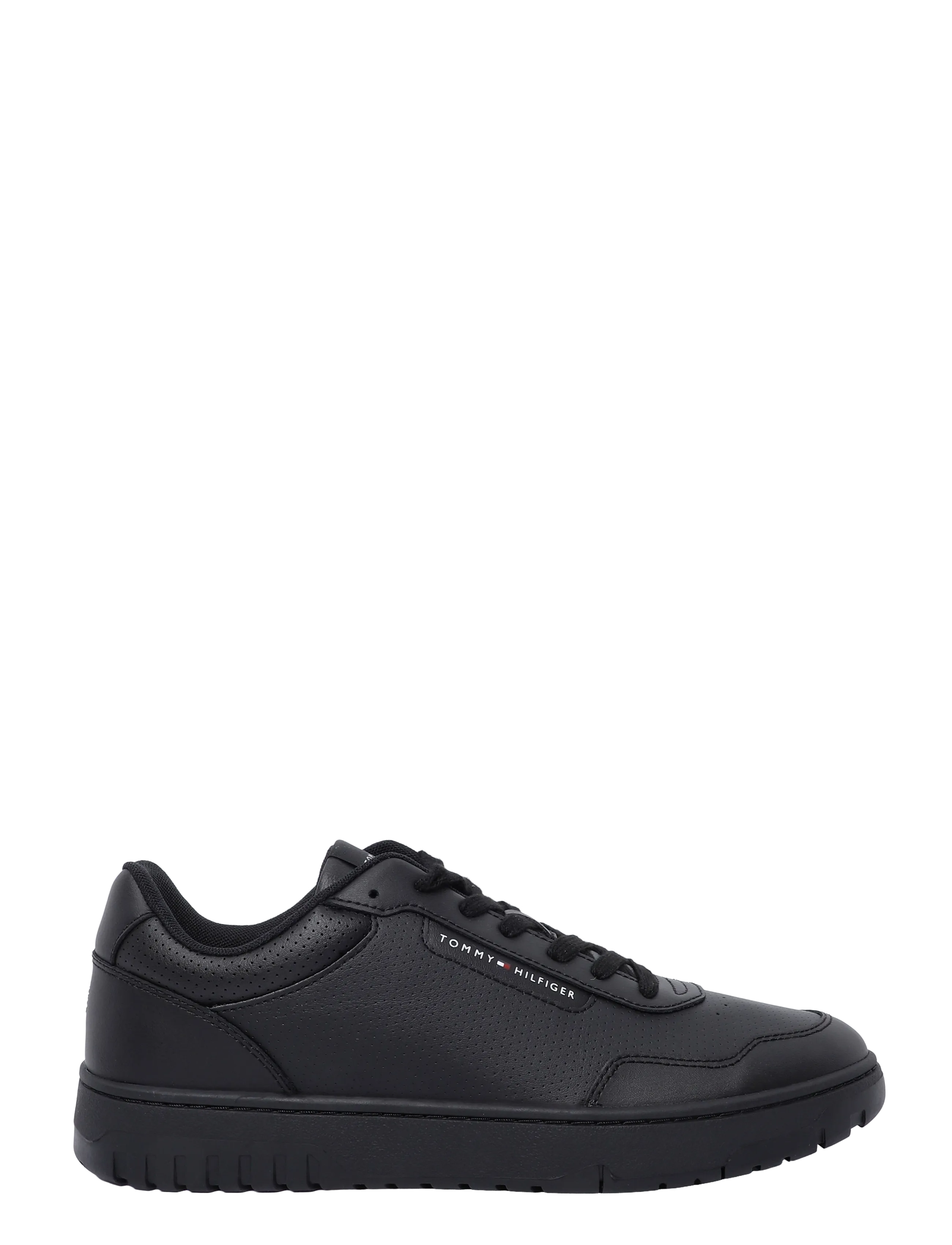 Tommy Hilfiger - TH BASKET CORE LEATHER - låga sneakers - black - 2