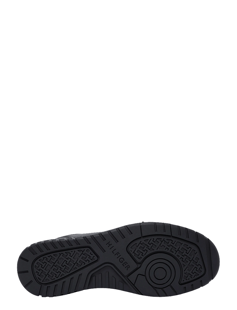 Tommy Hilfiger - TH BASKET CORE LEATHER - låga sneakers - black - 4