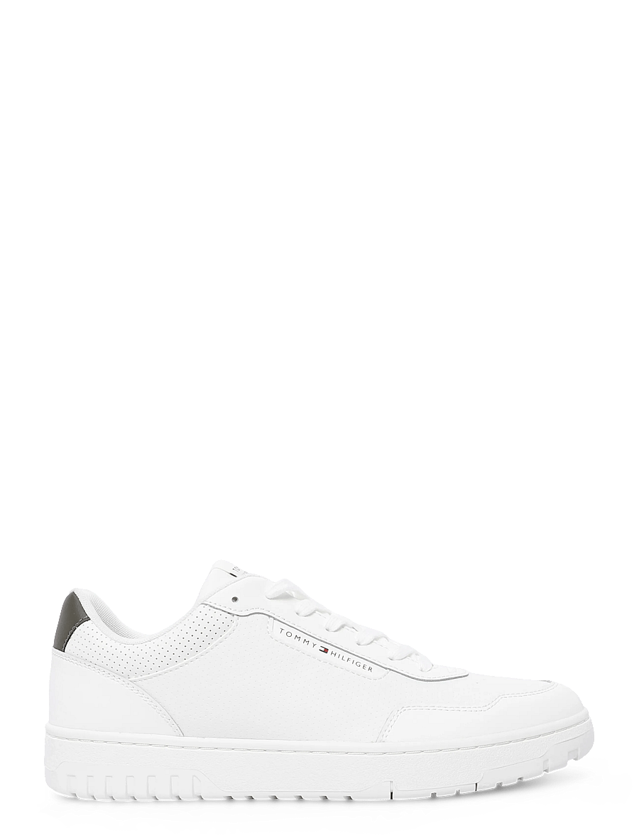 Tommy Hilfiger - TH BASKET CORE LEATHER - low tops - ecru platinum olive - 2