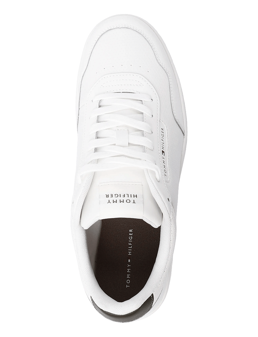 Tommy Hilfiger - TH BASKET CORE LEATHER - low tops - ecru platinum olive - 3
