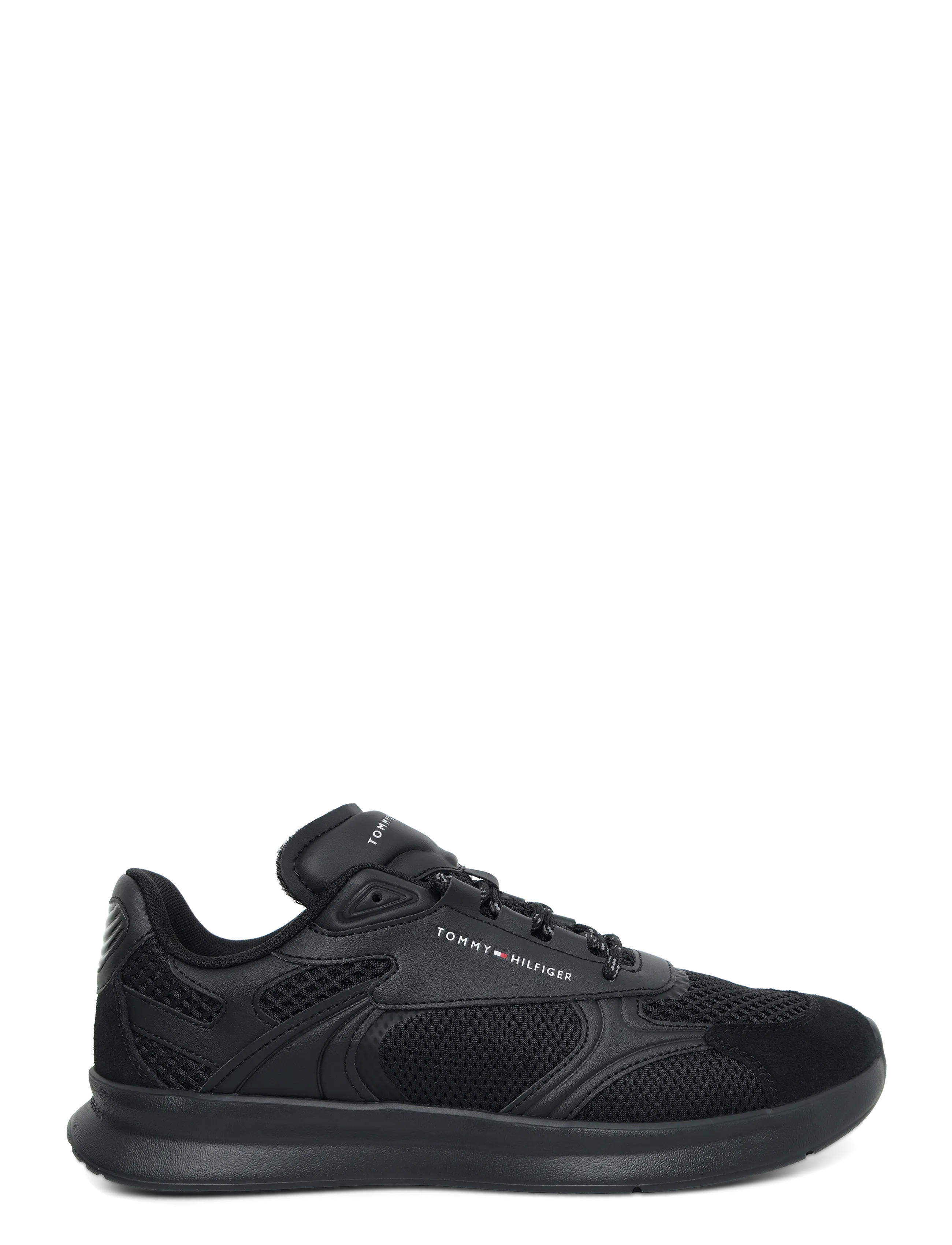 Tommy Hilfiger - LIGHTWEIGHT RUNNER MONOCOLOR - låga sneakers - black - 2