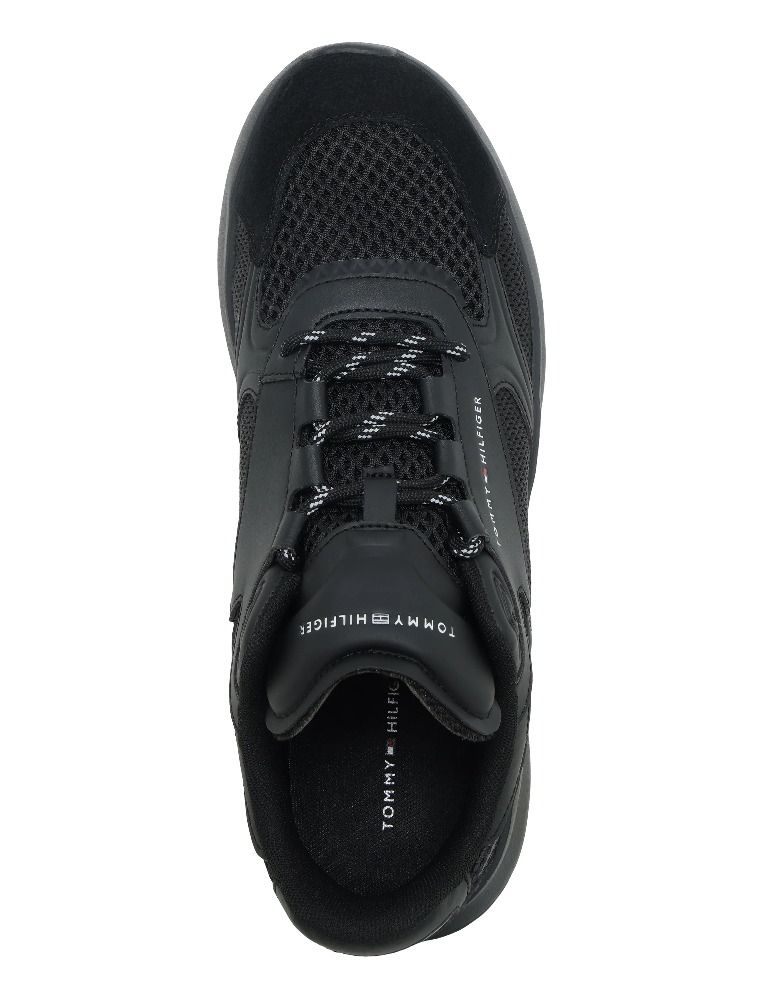 Tommy Hilfiger - LIGHTWEIGHT RUNNER MONOCOLOR - låga sneakers - black - 3